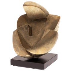 Human Love Polished Bronze Sculpture