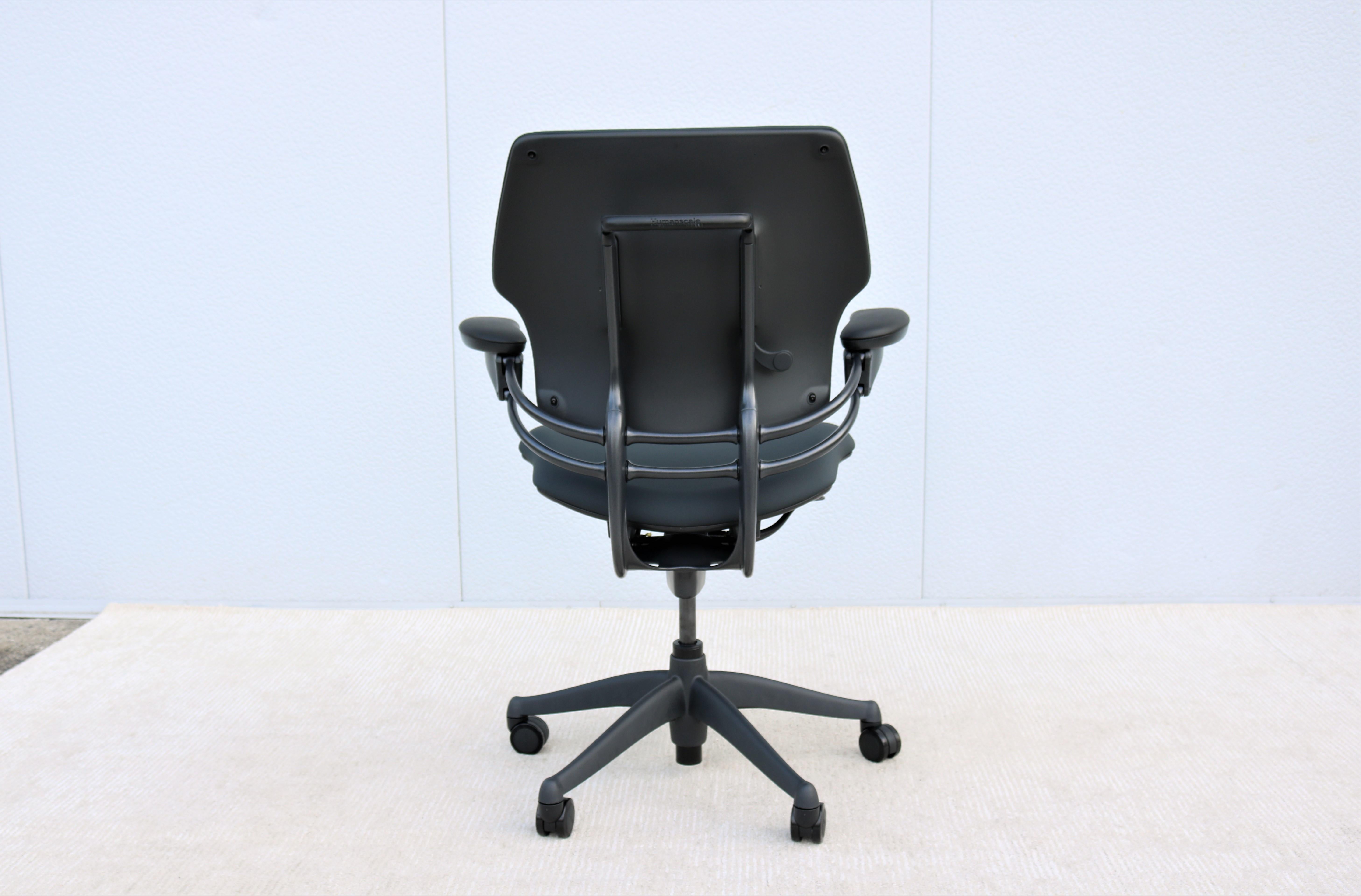 Steel Humanscale Ergonomic Freedom Task Desk Chair Fully Adjustable, Brand New in Box For Sale
