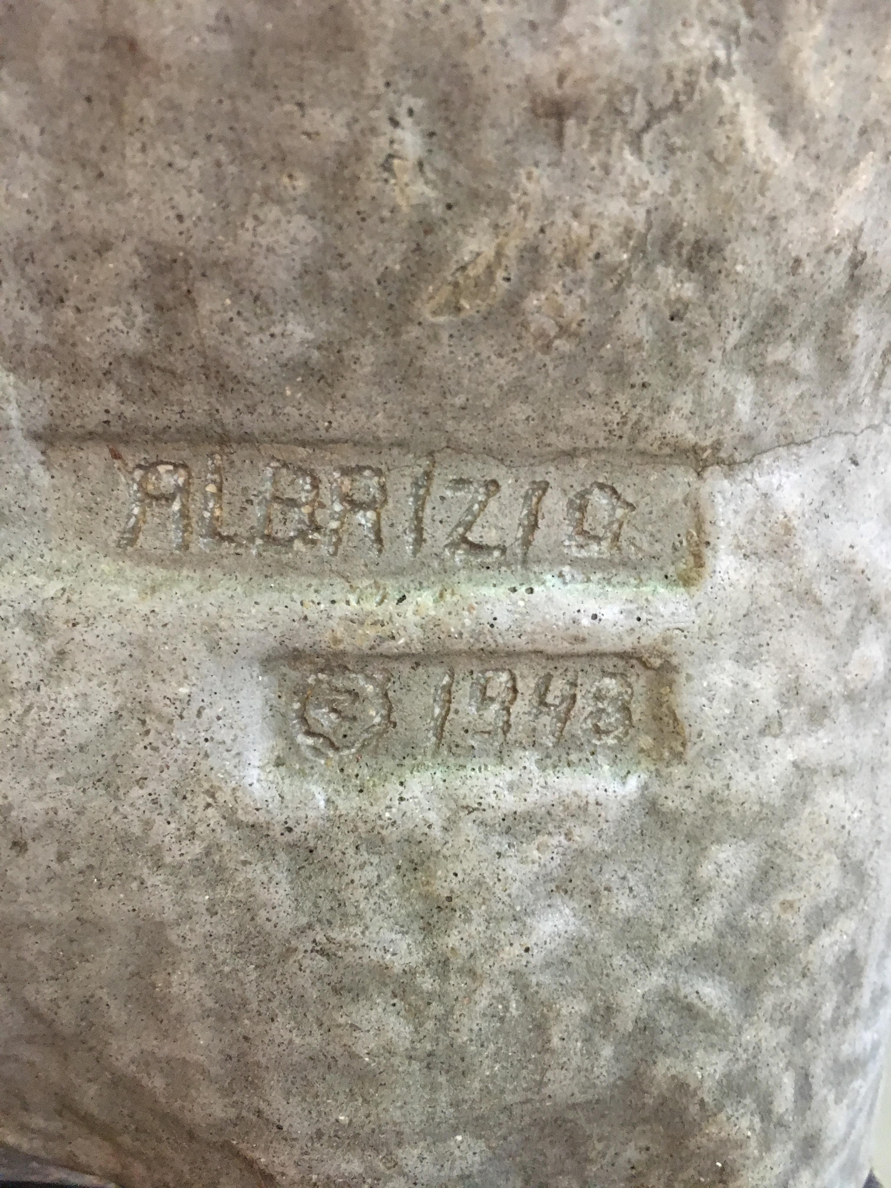 Limestone Humbert Albrizio Stone Head of Woman