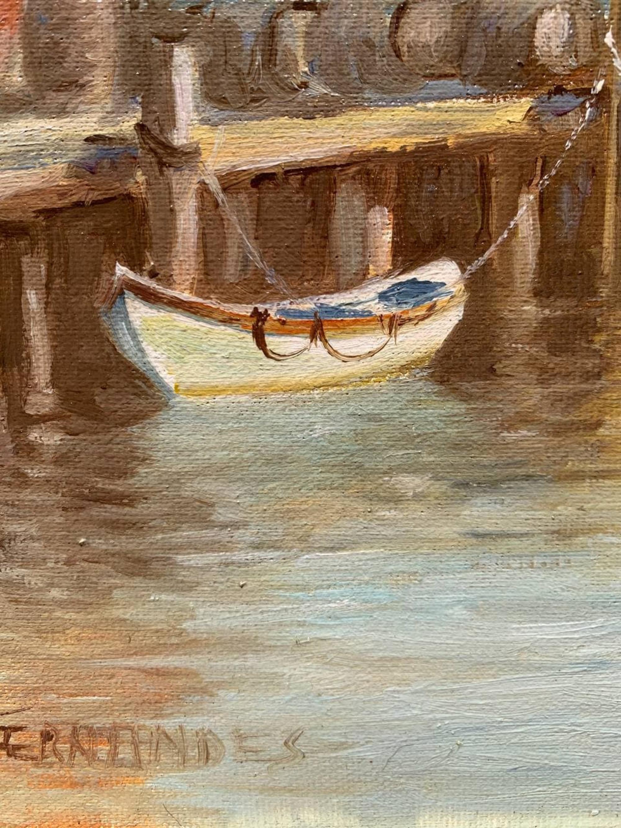 Humberto da Silva Fernandes(1937-2005) Clipper Ship Oil Painting on Canvas For Sale 8