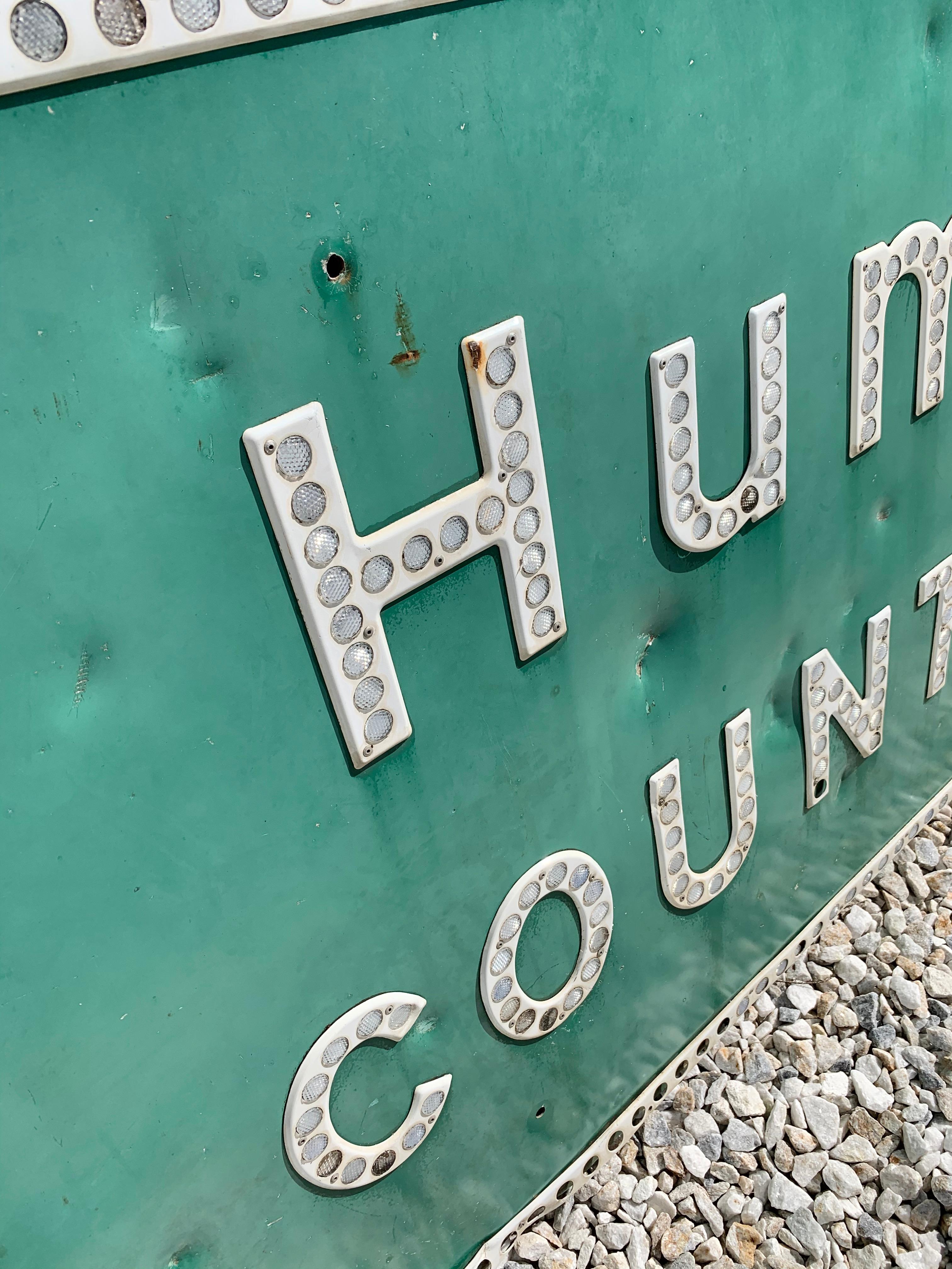 Panneau d'autoroute de Humboldt en Californie en vente 5
