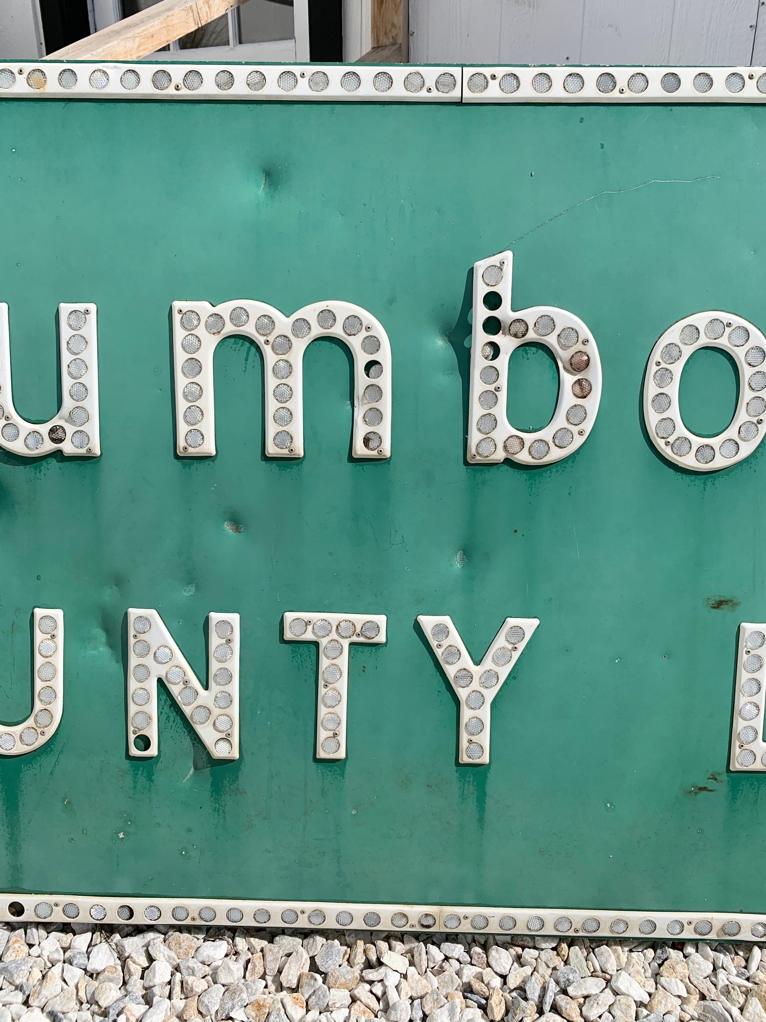 Steel Humboldt California Freeway Sign For Sale