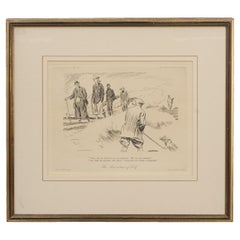 Humerous Golf Print, Thorpe - You'll Have To Let Us Through