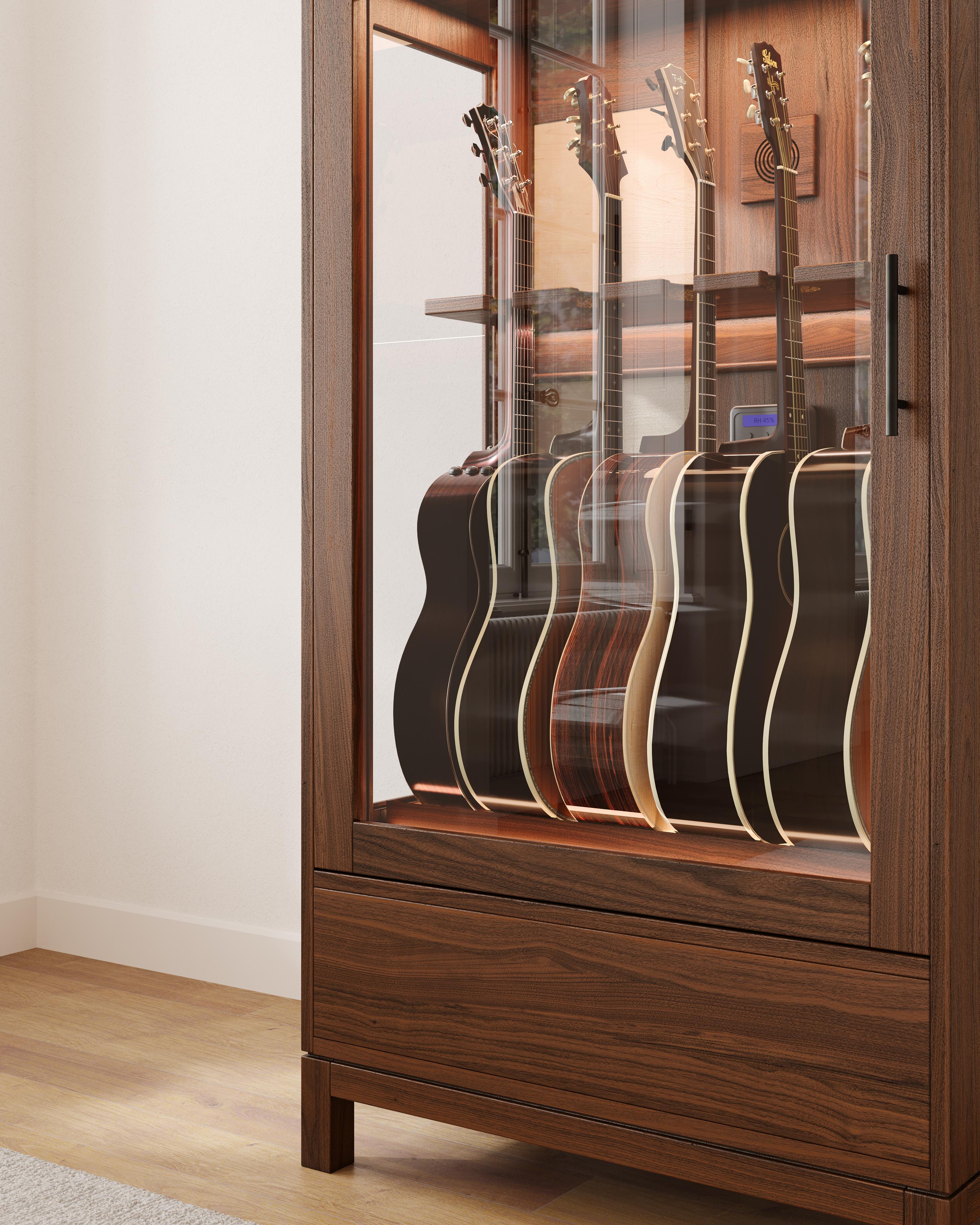 guitar display case