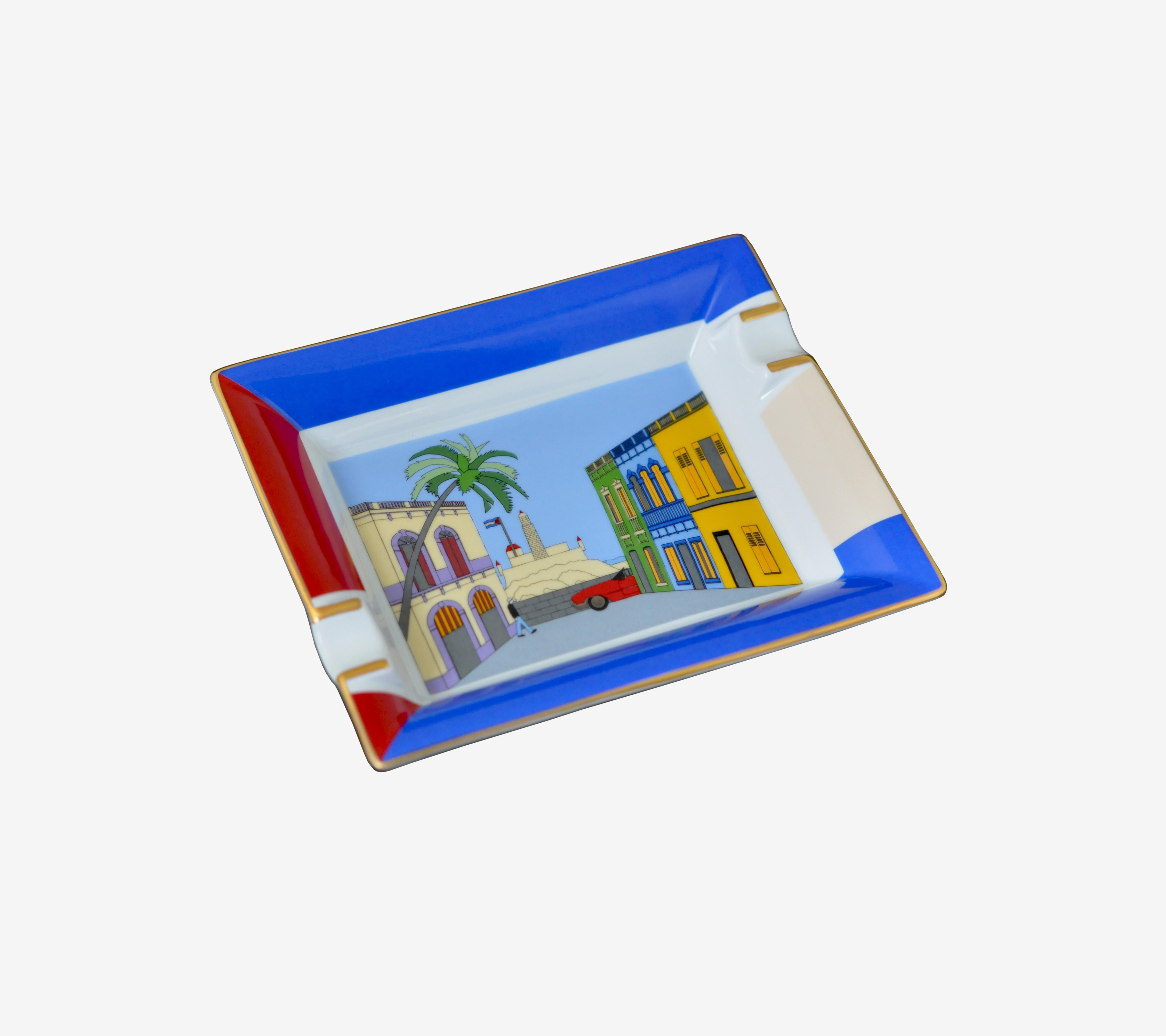 Humidor Casa Cubana Elie Bleu Paris 75 Zigarren x  Aschenbecher x  Feuerzeug 1