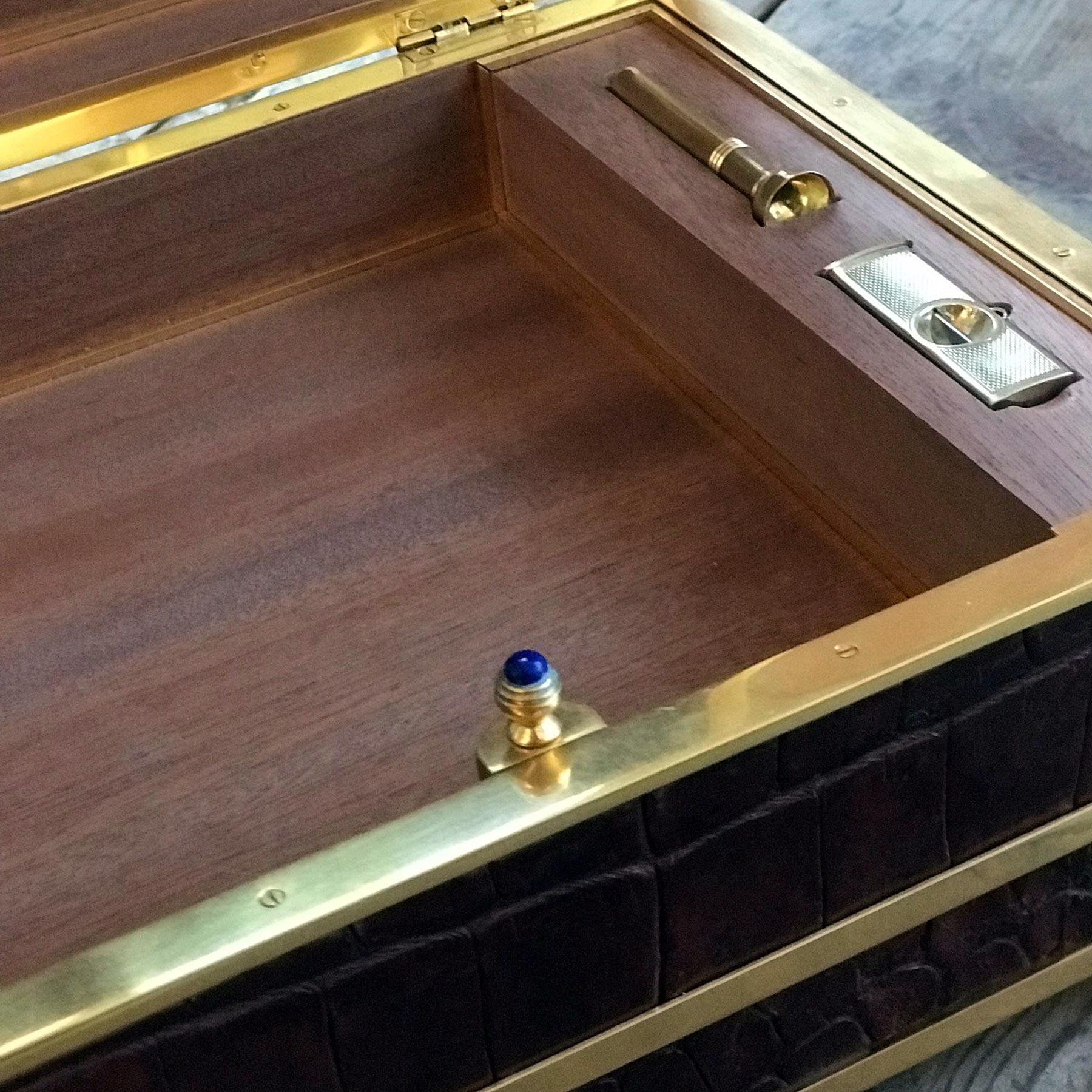 Humidor with Secret Compartment by Glynn Lockett In Good Condition For Sale In Bagshot, GB