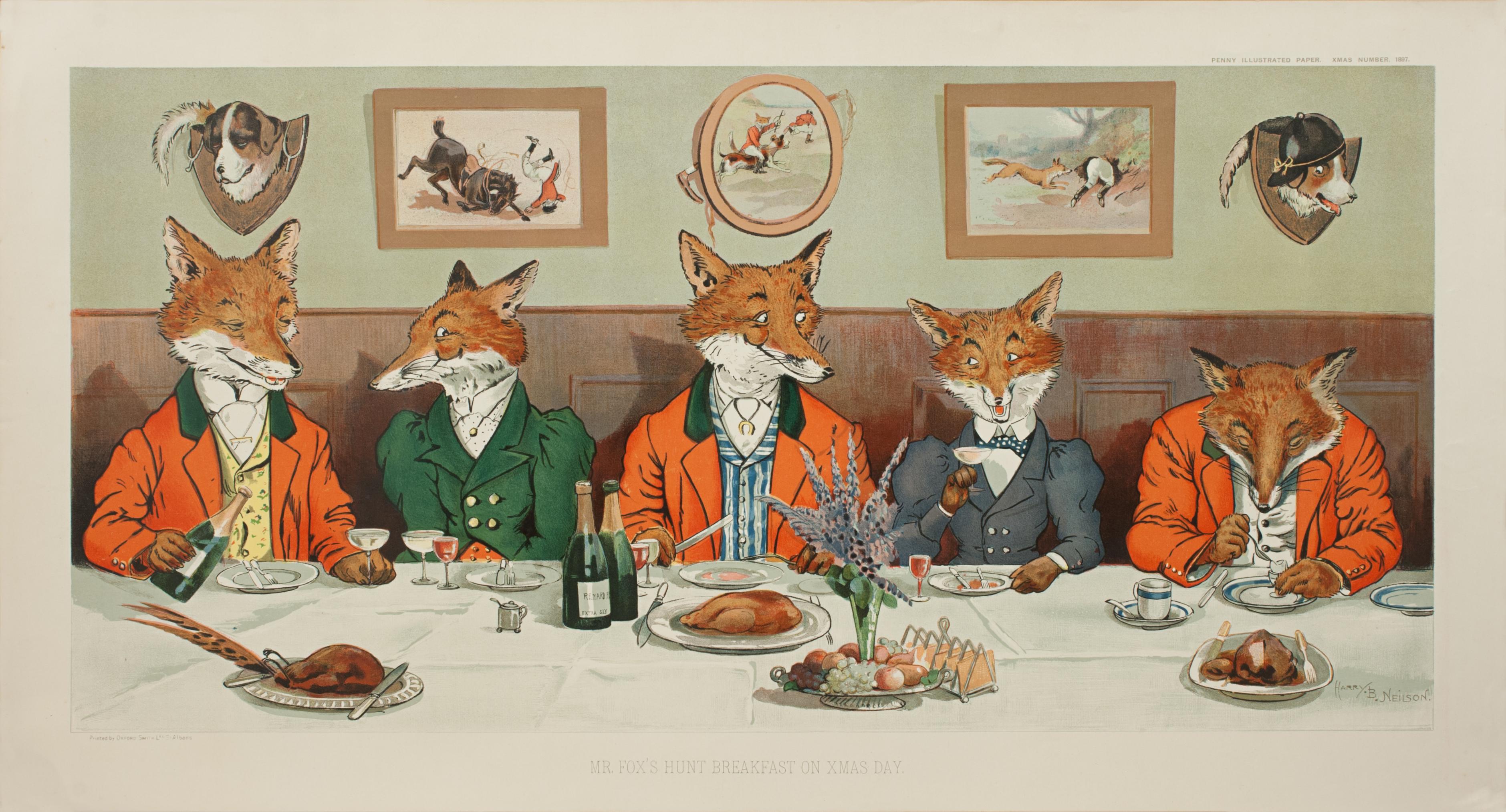 mr fox's hunt breakfast on xmas day
