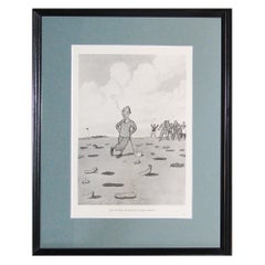 Humorous Golf Print by H M Bateman