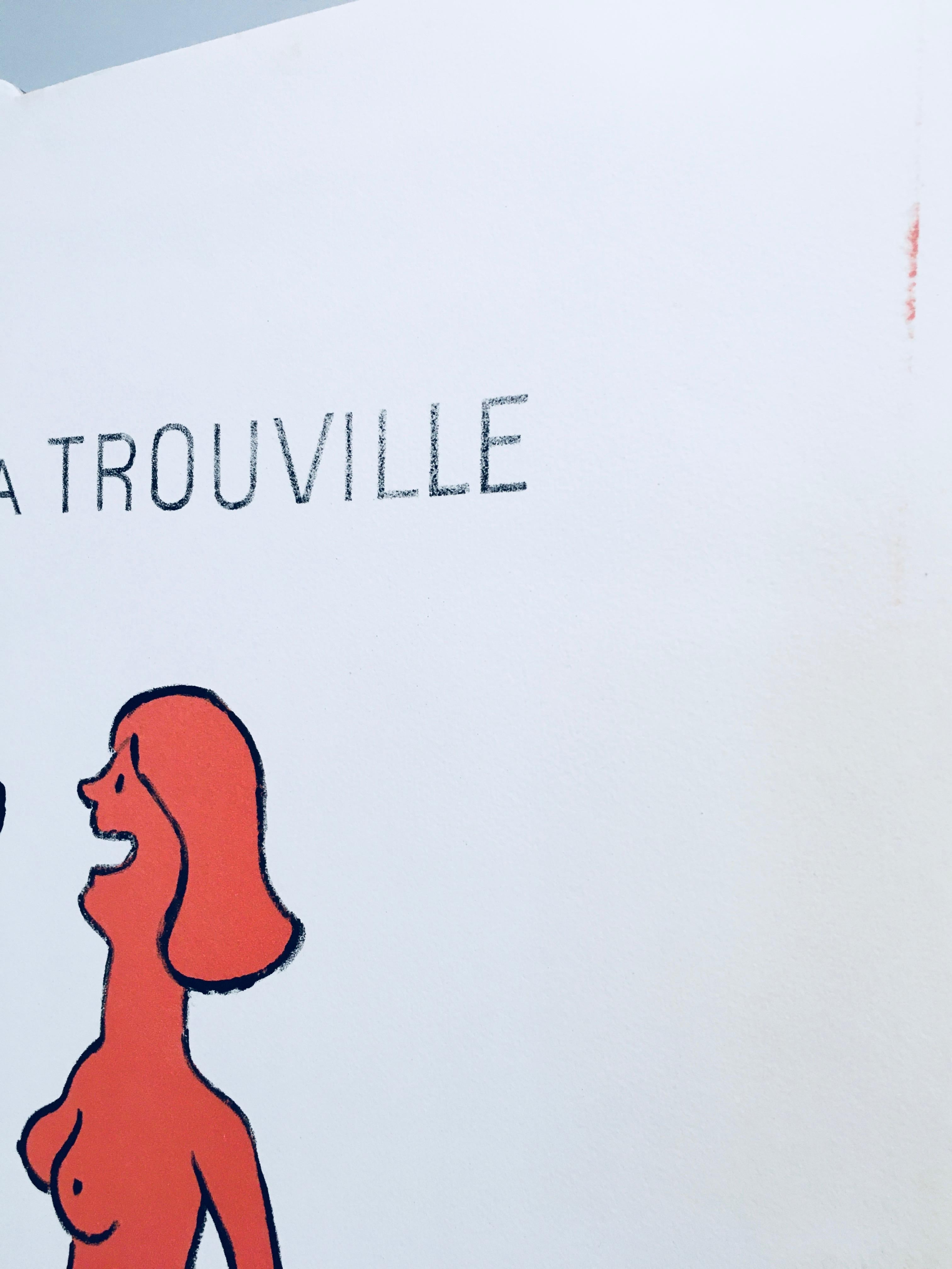 Late 20th Century 'Humour A Trouville' by Raymond Savignac, Original Vintage French Poster