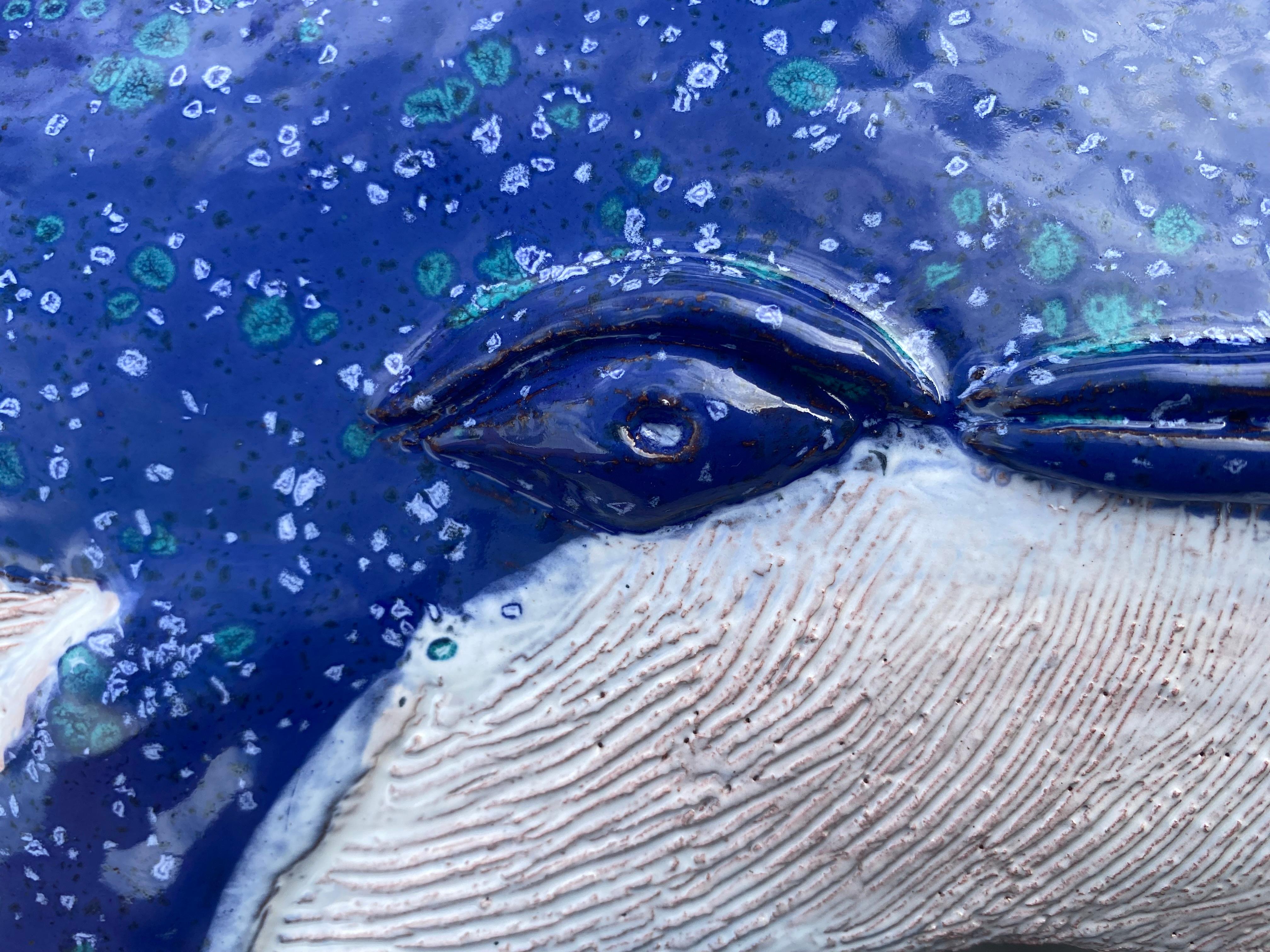 Sculpture murale de baleine Humpback faite à la main par l'artiste Rexx Fischer Neuf - En vente à Miami, FL