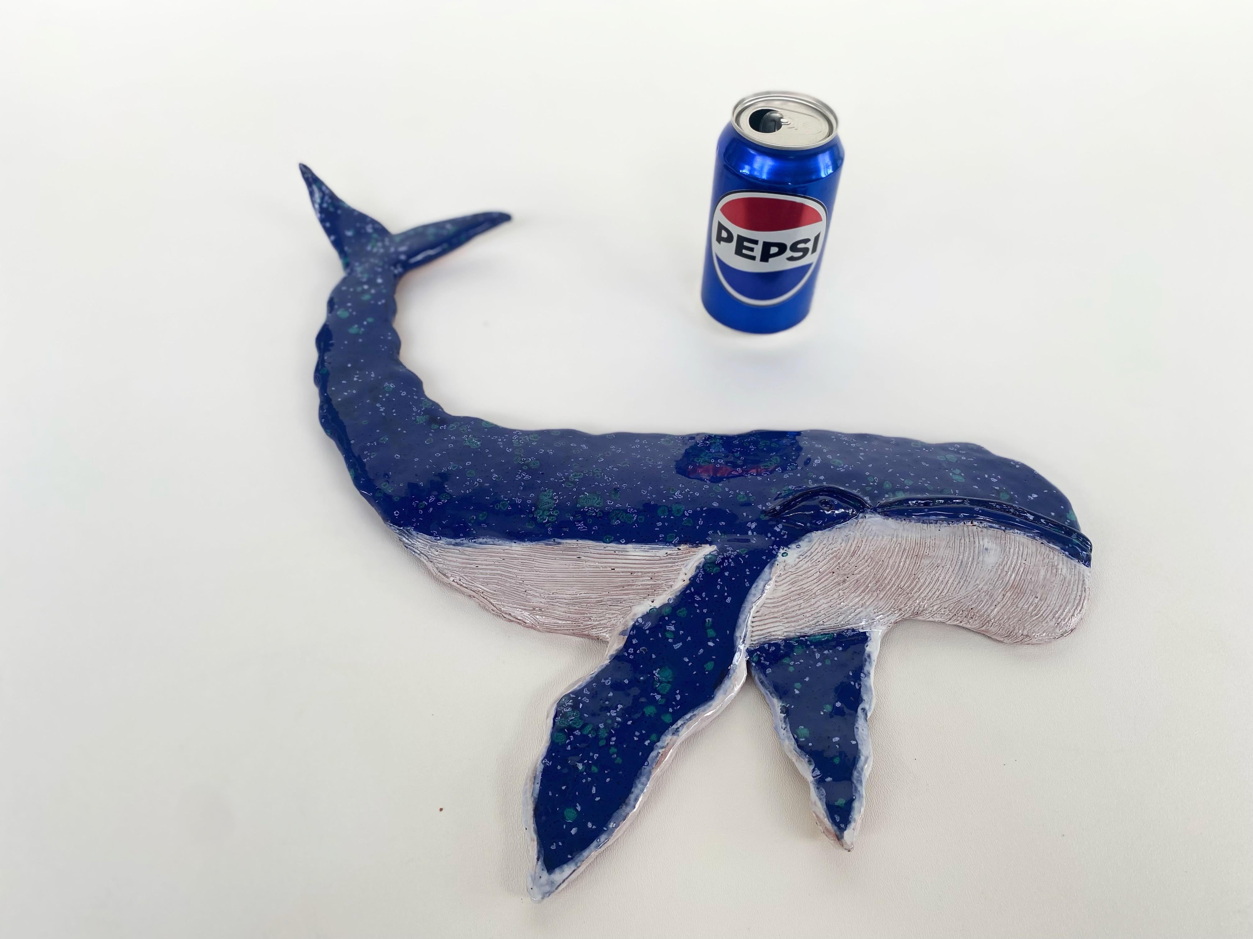 XXIe siècle et contemporain Sculpture murale de baleine Humpback faite à la main par l'artiste Rexx Fischer en vente