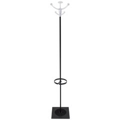 Humphrey Basic Portaombrelli Black Coat & Umbrella Stand by Paolo Rizzatto
