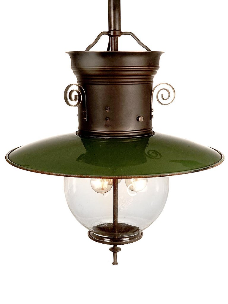 Humphrey Converted Gas Lamp For Sale at 1stDibs