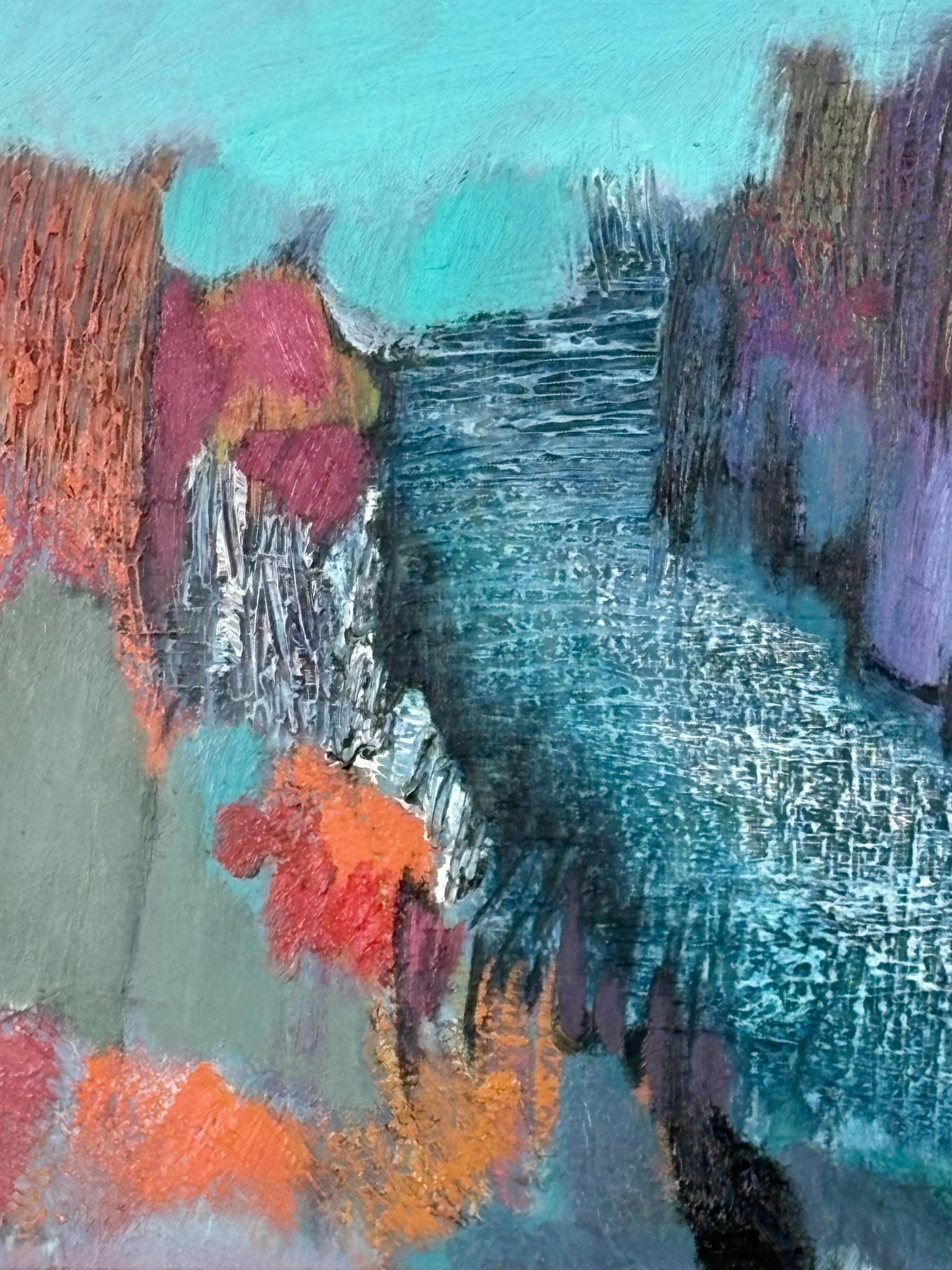 Humphrey Spender (1910-2005) Brite, abstrakte Landschaft, signiert und datiert 1964 (20. Jahrhundert) im Angebot