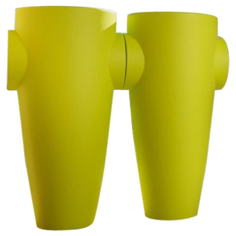 Humprey Vase in Matte Green Polyethylene by JVLT/Joe Velluto for Plust For Sale