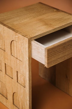 Hundert's English Oak Night Stand