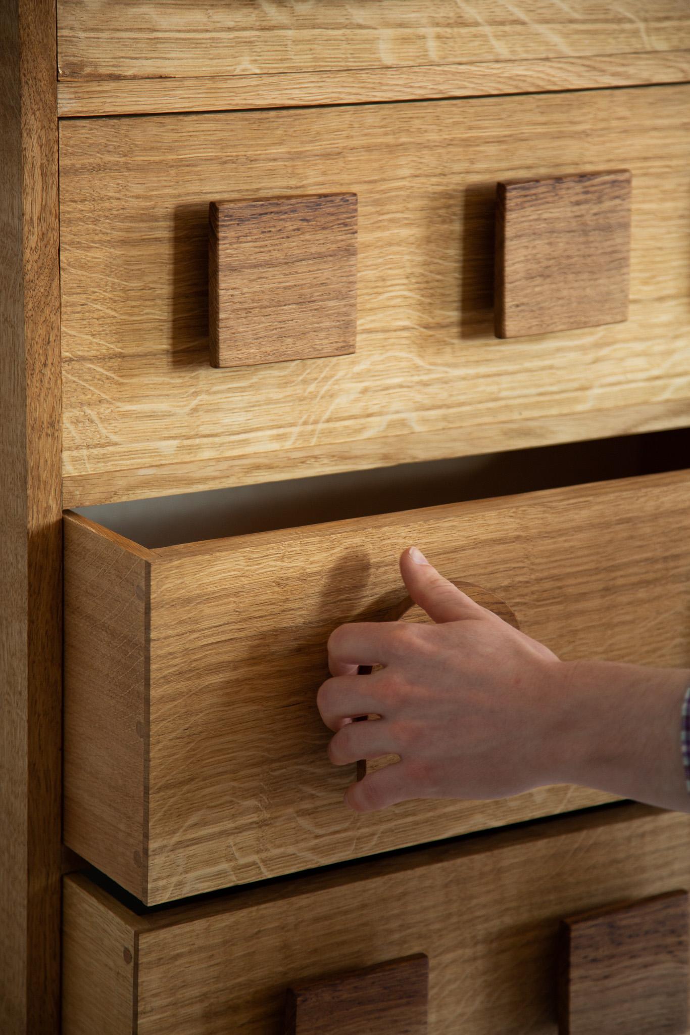 Woodwork Hundert's English Oak Dresser For Sale