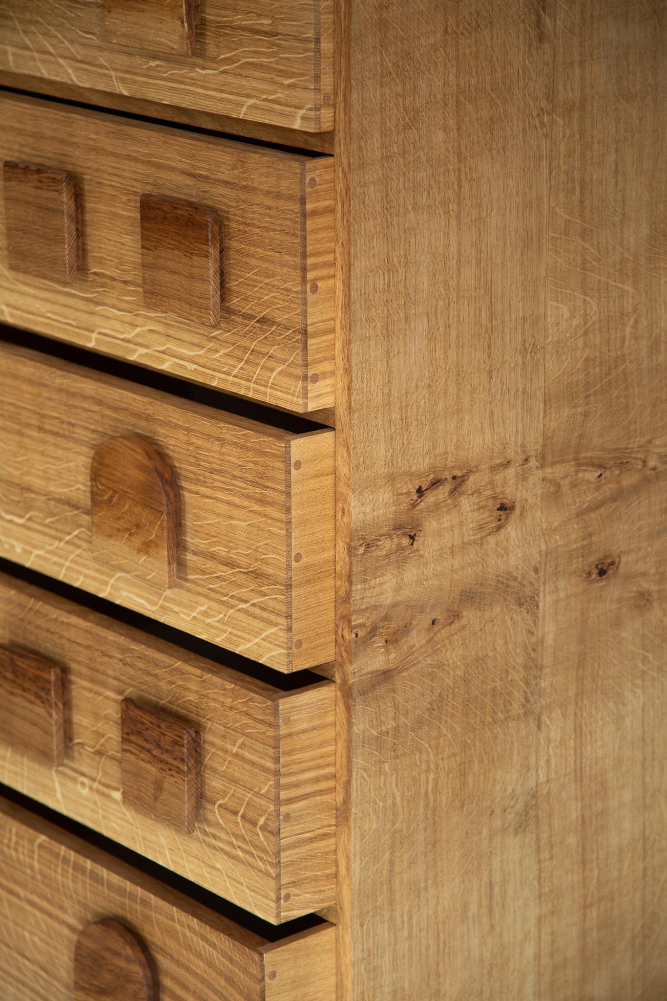 Birch Hundert's English Oak Dresser For Sale
