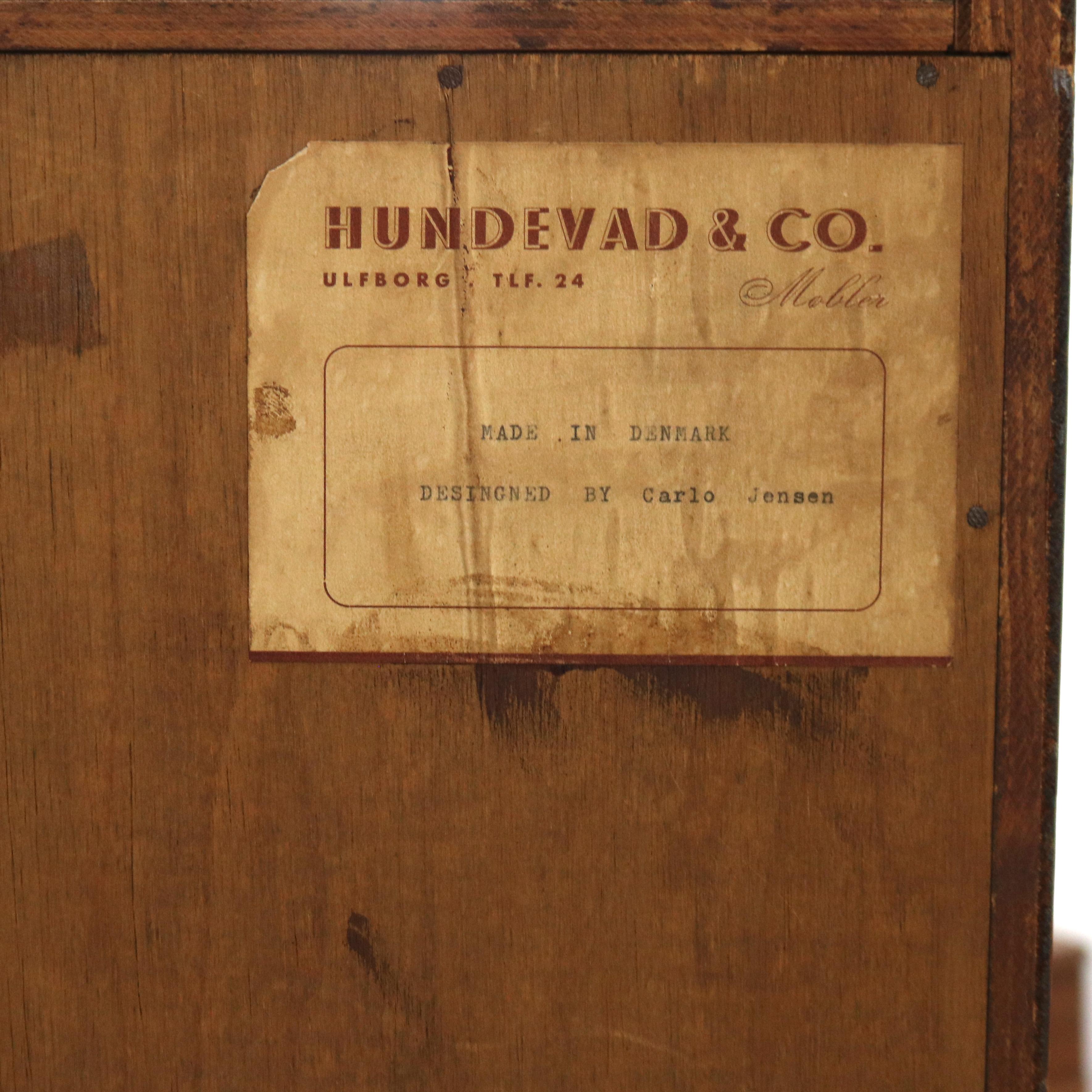 Hundevad, armadio danese in legno di teak della metà del secolo scorso, C1960 in vendita 6