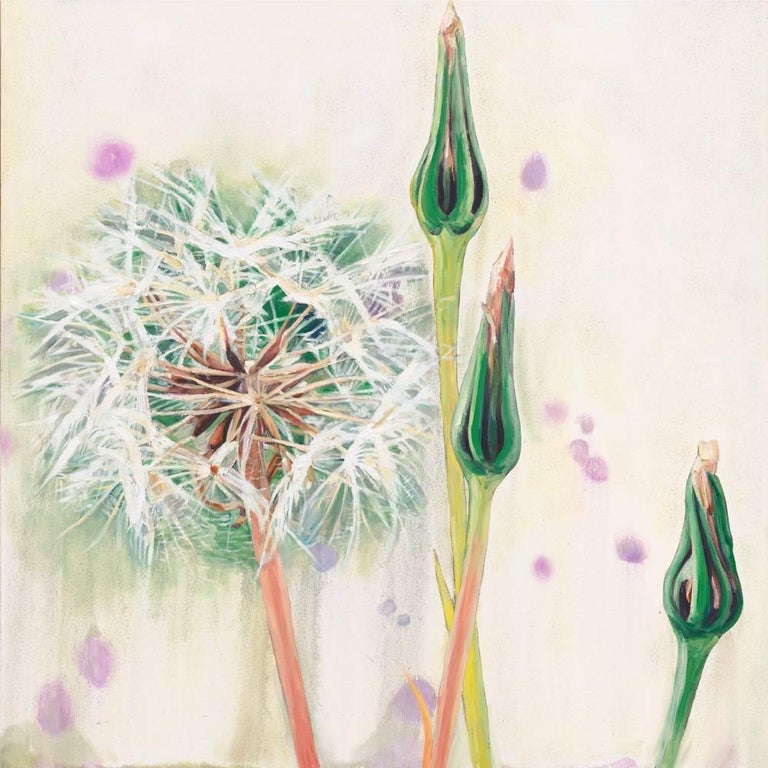 Hung Liu Figurative Painting - Dandelion 13B