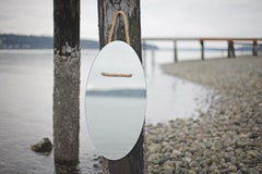 Hung Manila Rope Nautical Wall Vanity Bathroom Mirror
