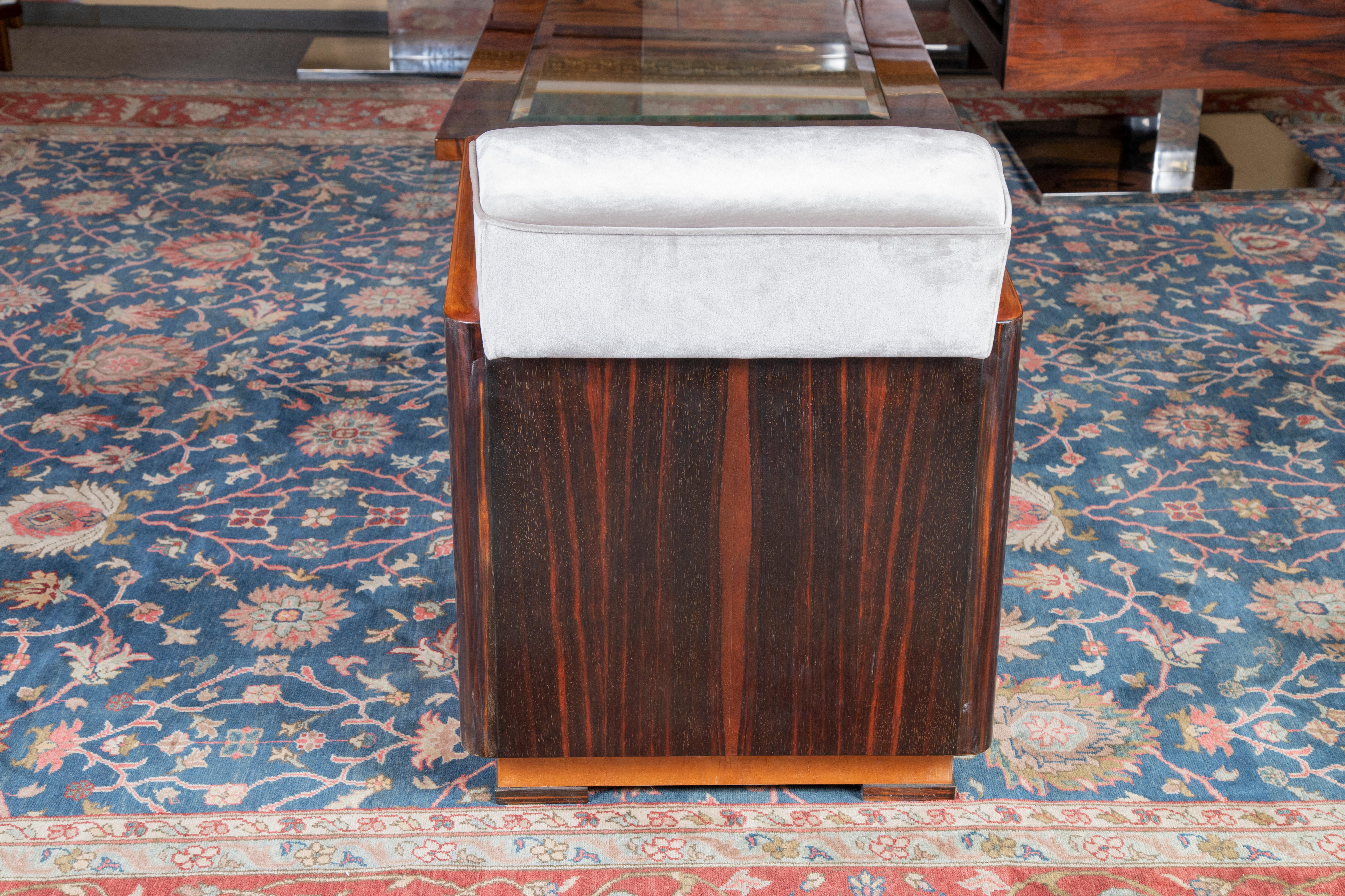 Walnut Hungarian Art Deco Armchairs