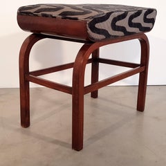 Hungarian Art Deco Beechwood Bench, 1930s