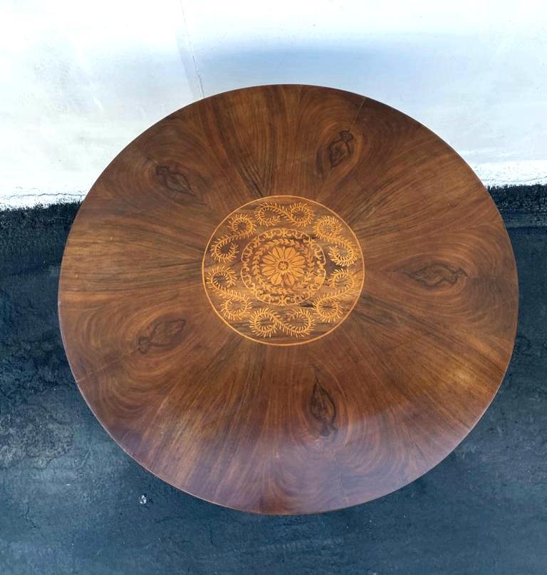 Hungarian Art Deco Central Table In Good Condition For Sale In Los Angeles, CA