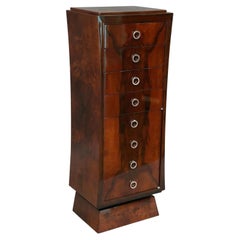  Hungarian Art Deco Chest of Drawers in Walnut