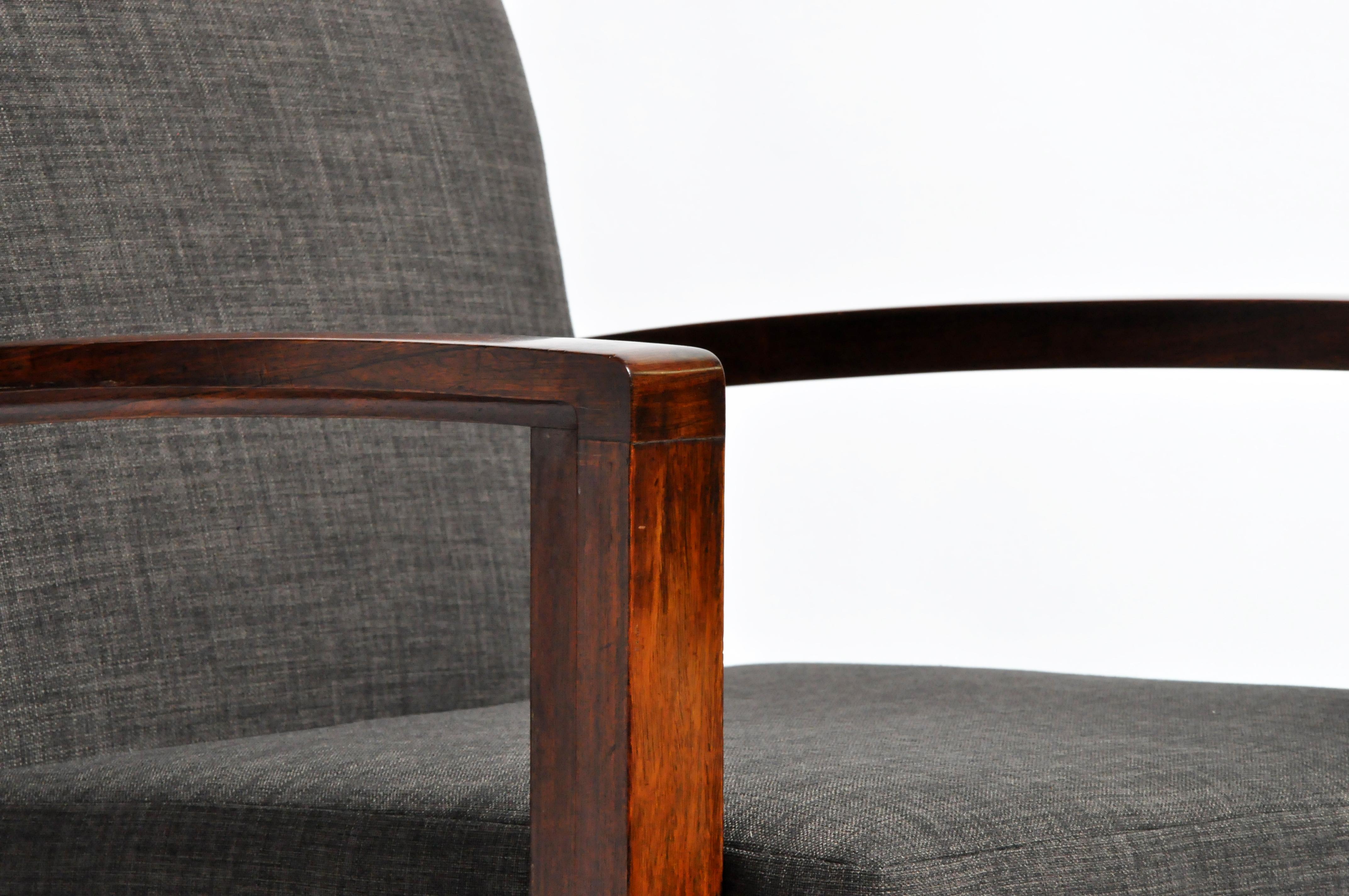 Hungarian Art Deco Walnut Chair 7