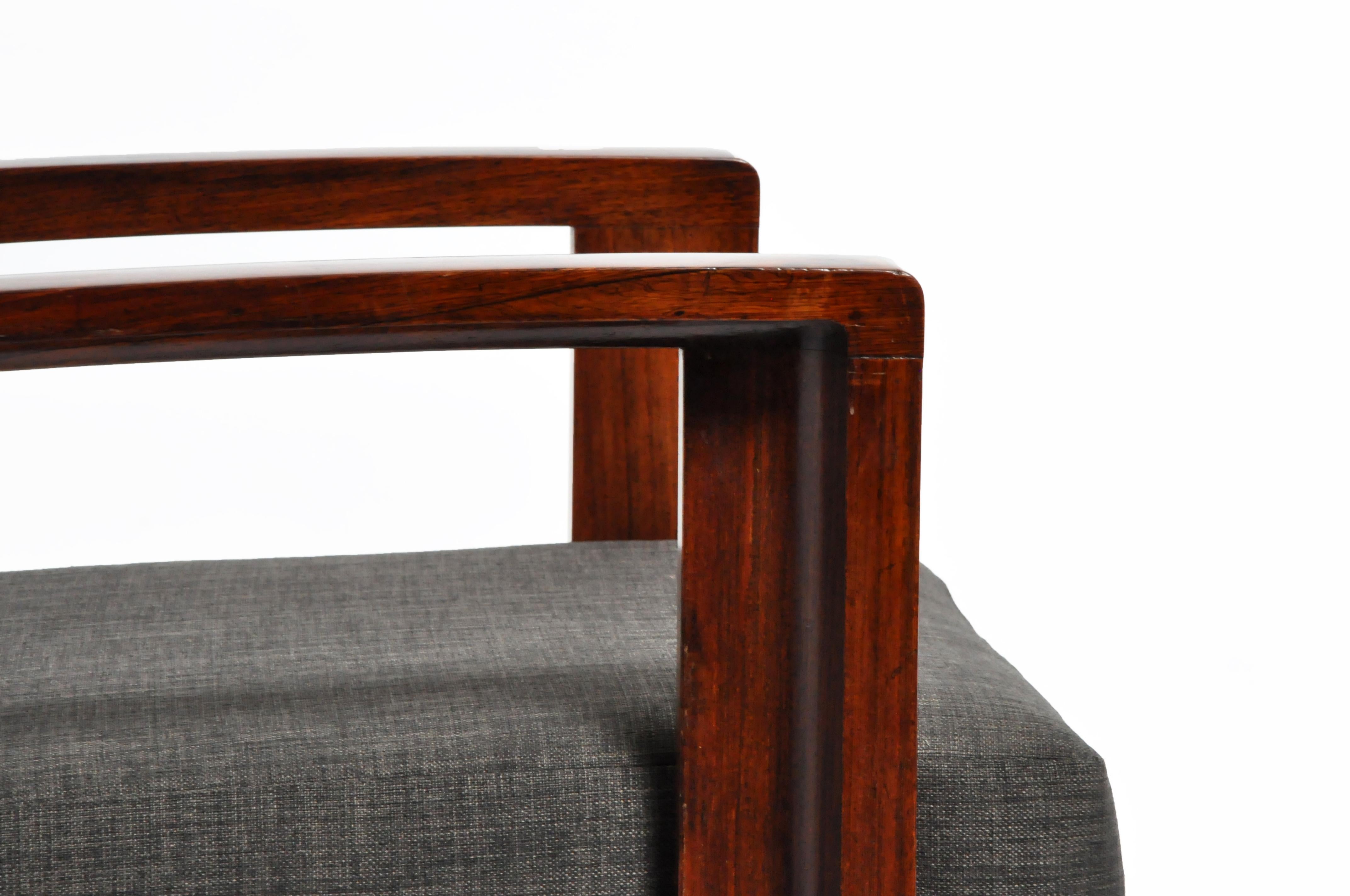 Hungarian Art Deco Walnut Chair 13