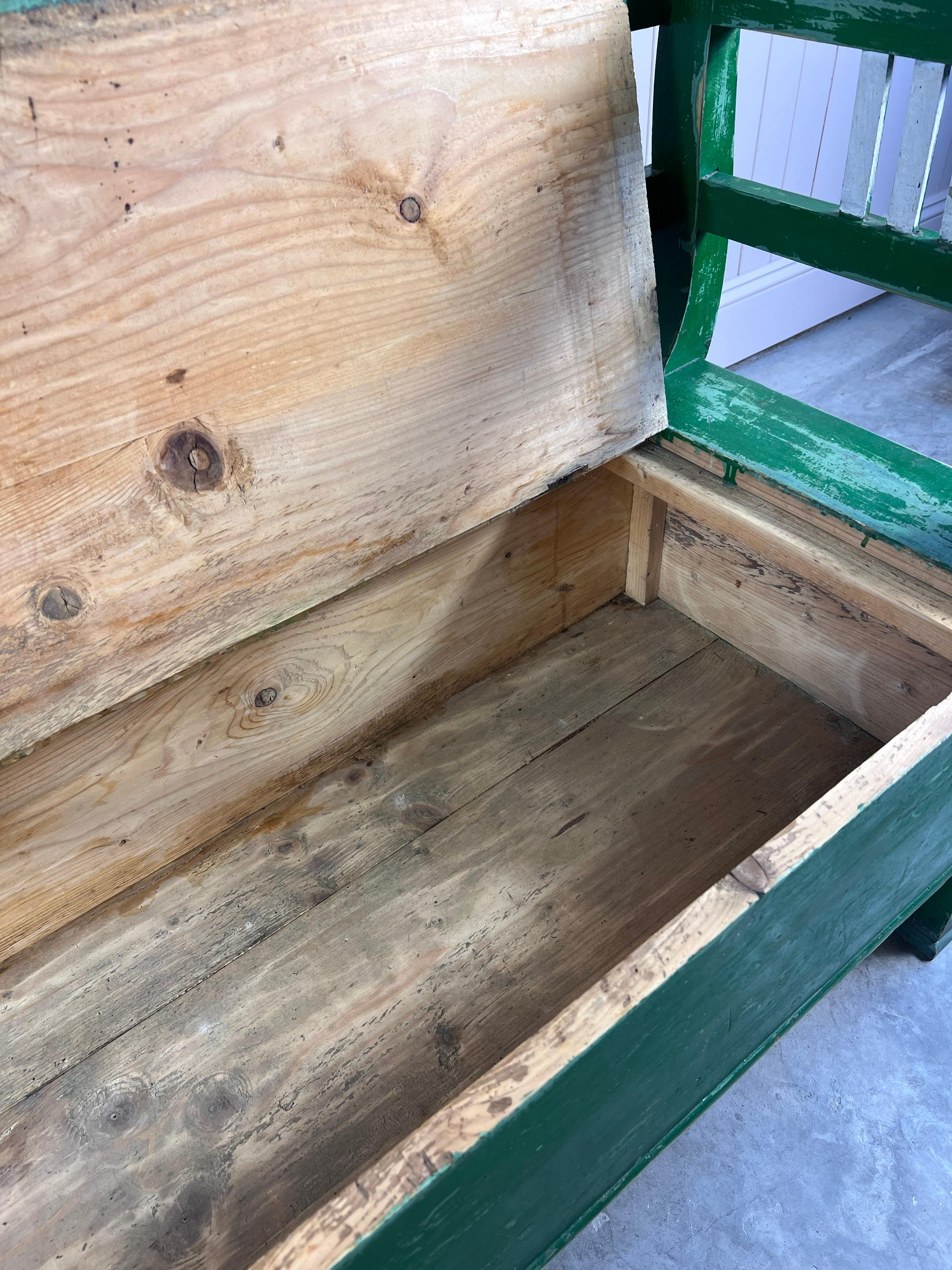 20th Century Hungarian Box Bench