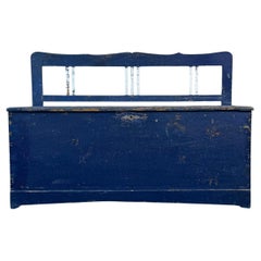 Antique Hungarian Box Bench