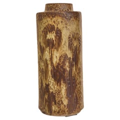 Vaso in ceramica ungherese con motivo a girasoli di Zsolnay n. 02, anni '50