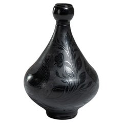 Pot en céramique émaillée hongroise, XXe siècle, design harmonieux