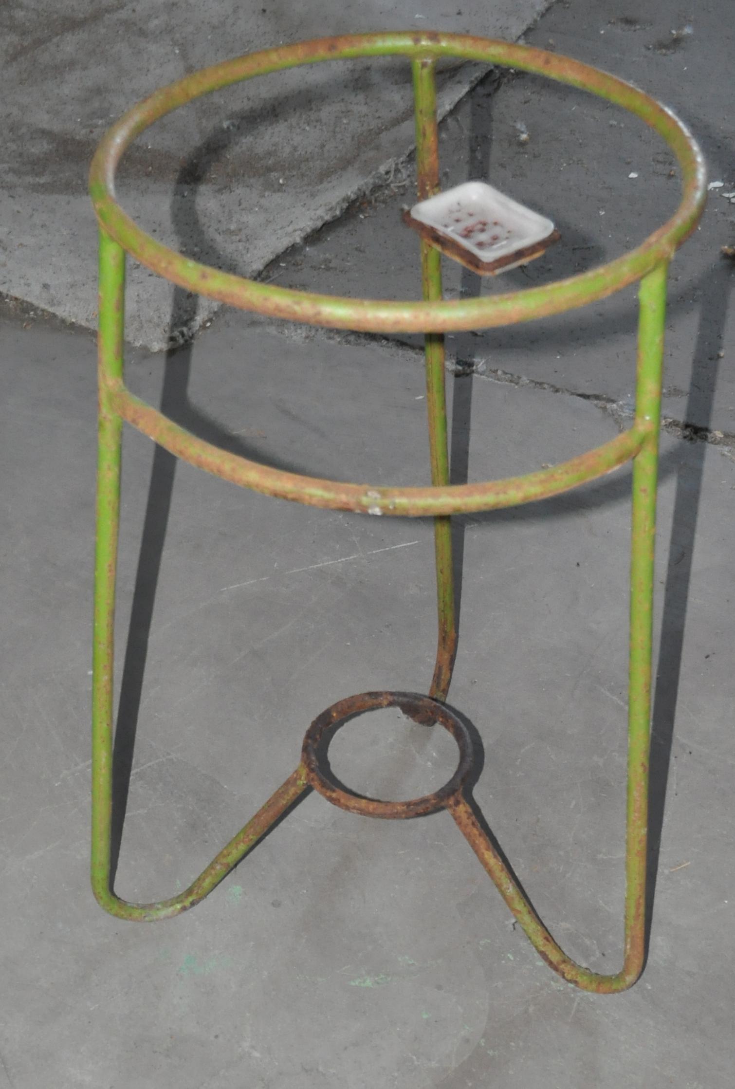 Metal Hungarian Iron Wash Stand or Garden Planter For Sale