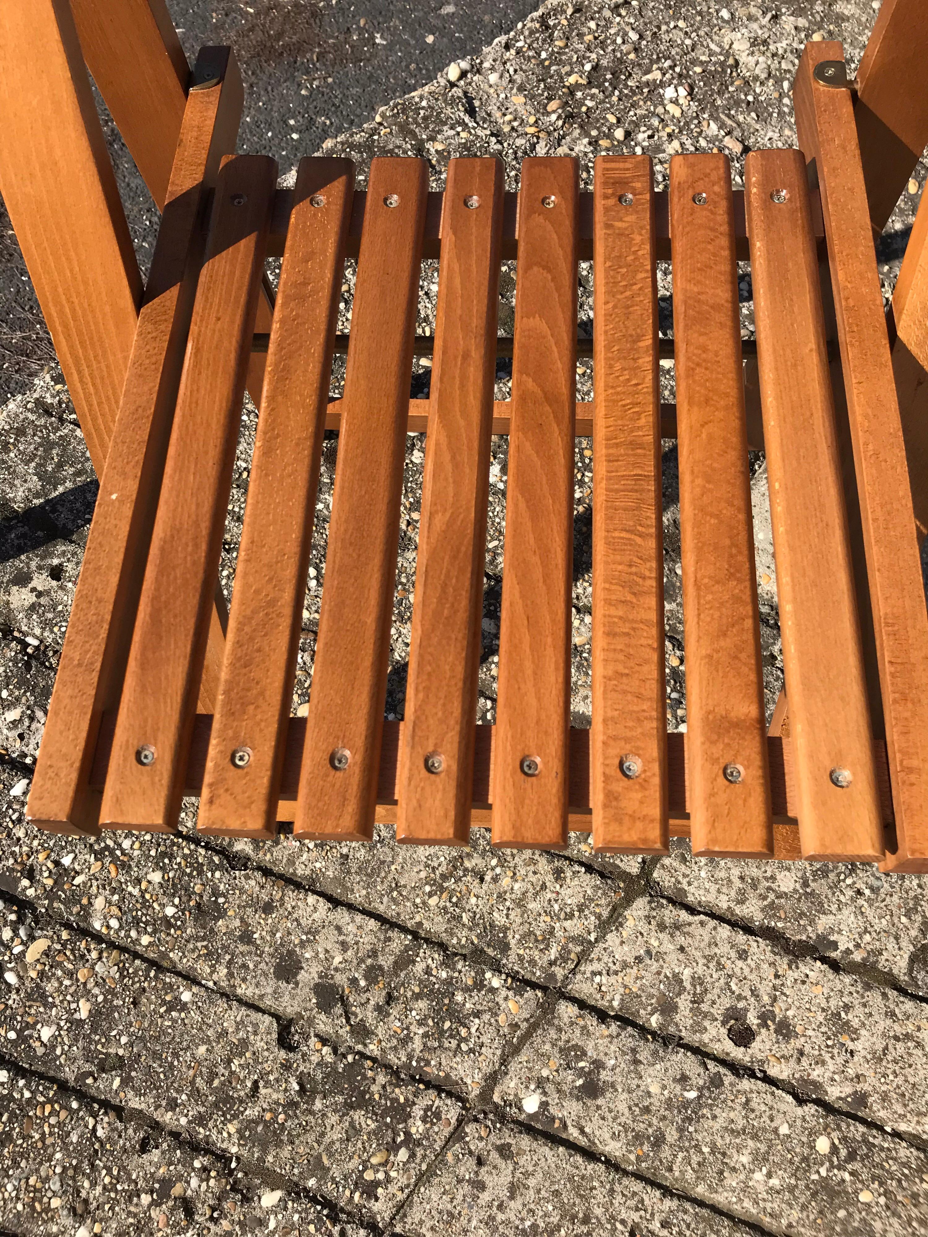 Hungarian Lingel Style Drop-Leaf Dining Table with Chairs, circa 1960s For Sale 3