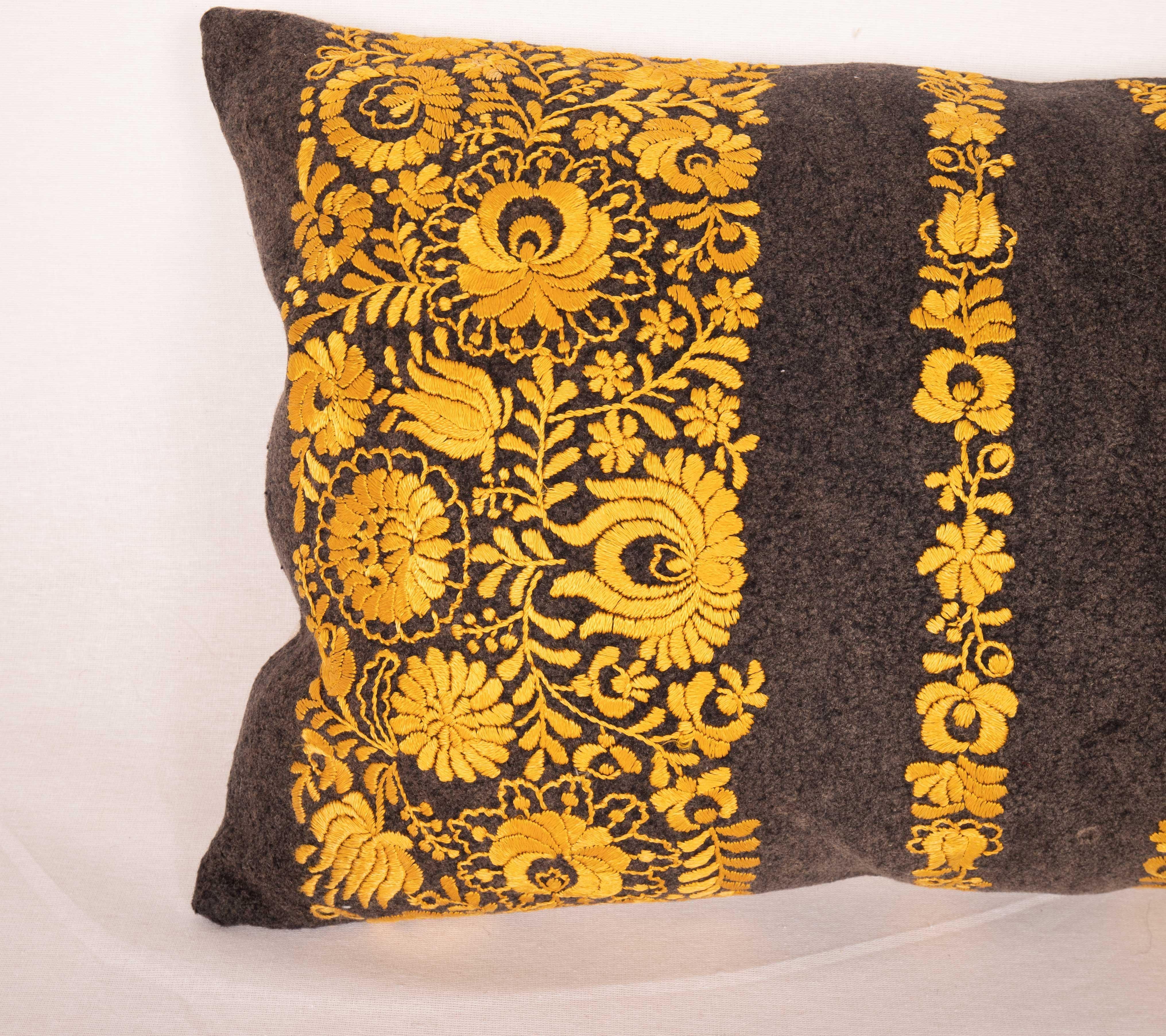 Suzani Hungarian Matyo Pillow Case, Early 20th C. For Sale