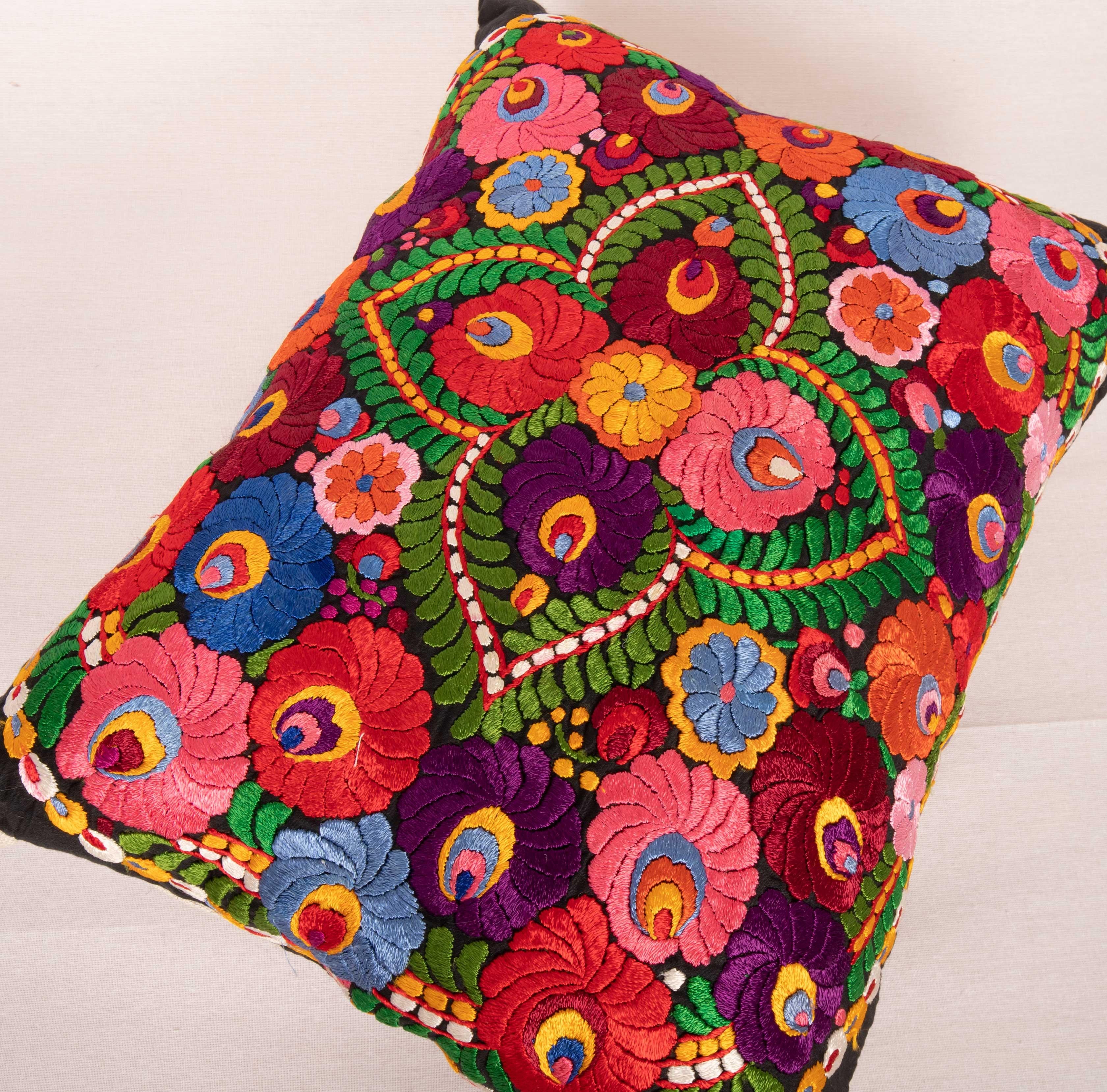 20th Century Hungarian Matyo Pillowcase, Early 20th C