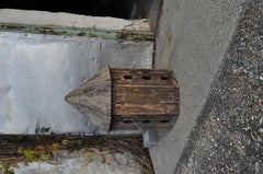 Hungarian Painted Bird Feeder, 1950s