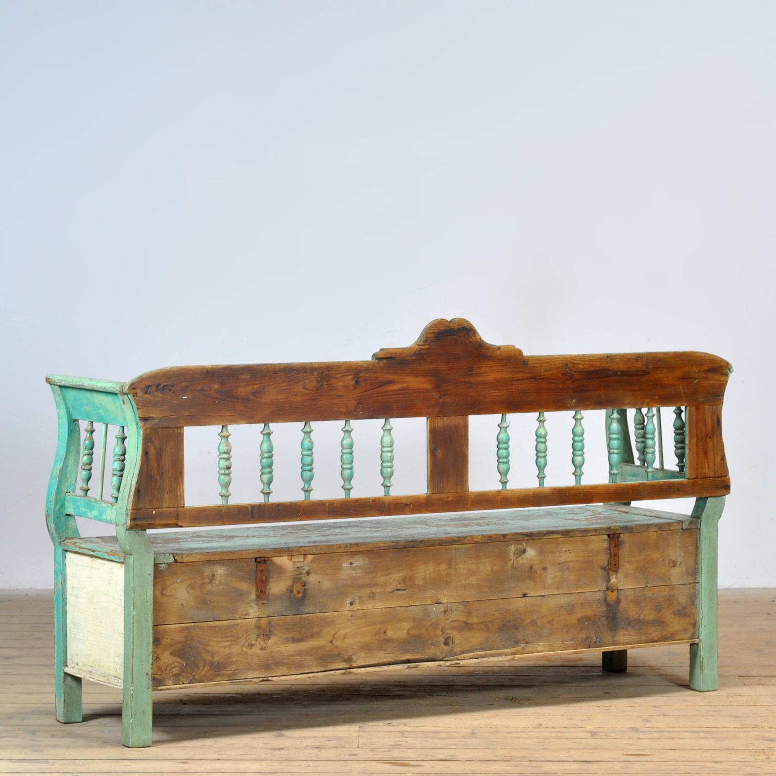 Banc en pin de Hongrie, vers 1900 en vente 6