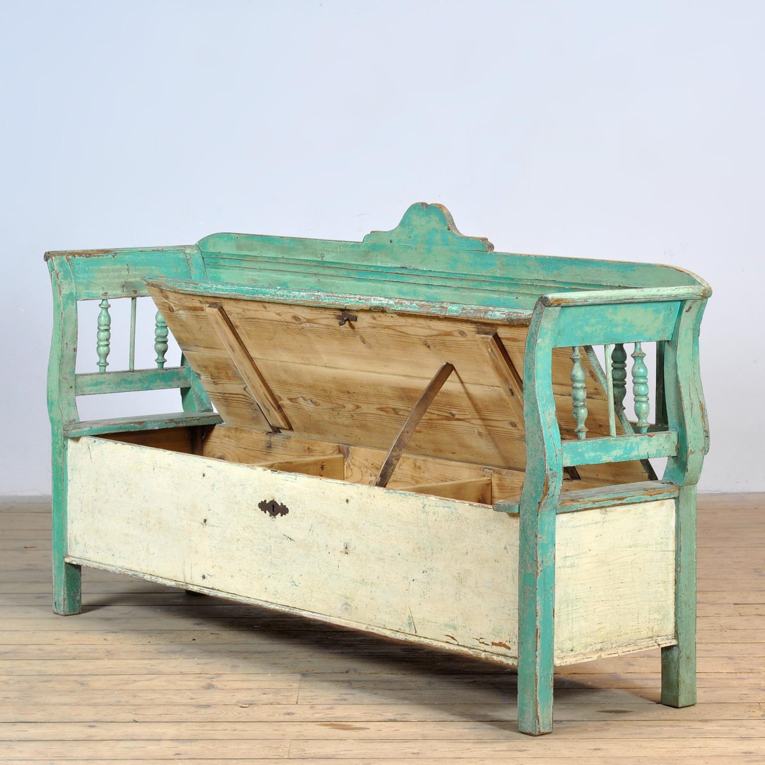 Hongrois Banc en pin de Hongrie, vers 1900 en vente