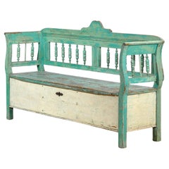 Banc en pin de Hongrie, vers 1900