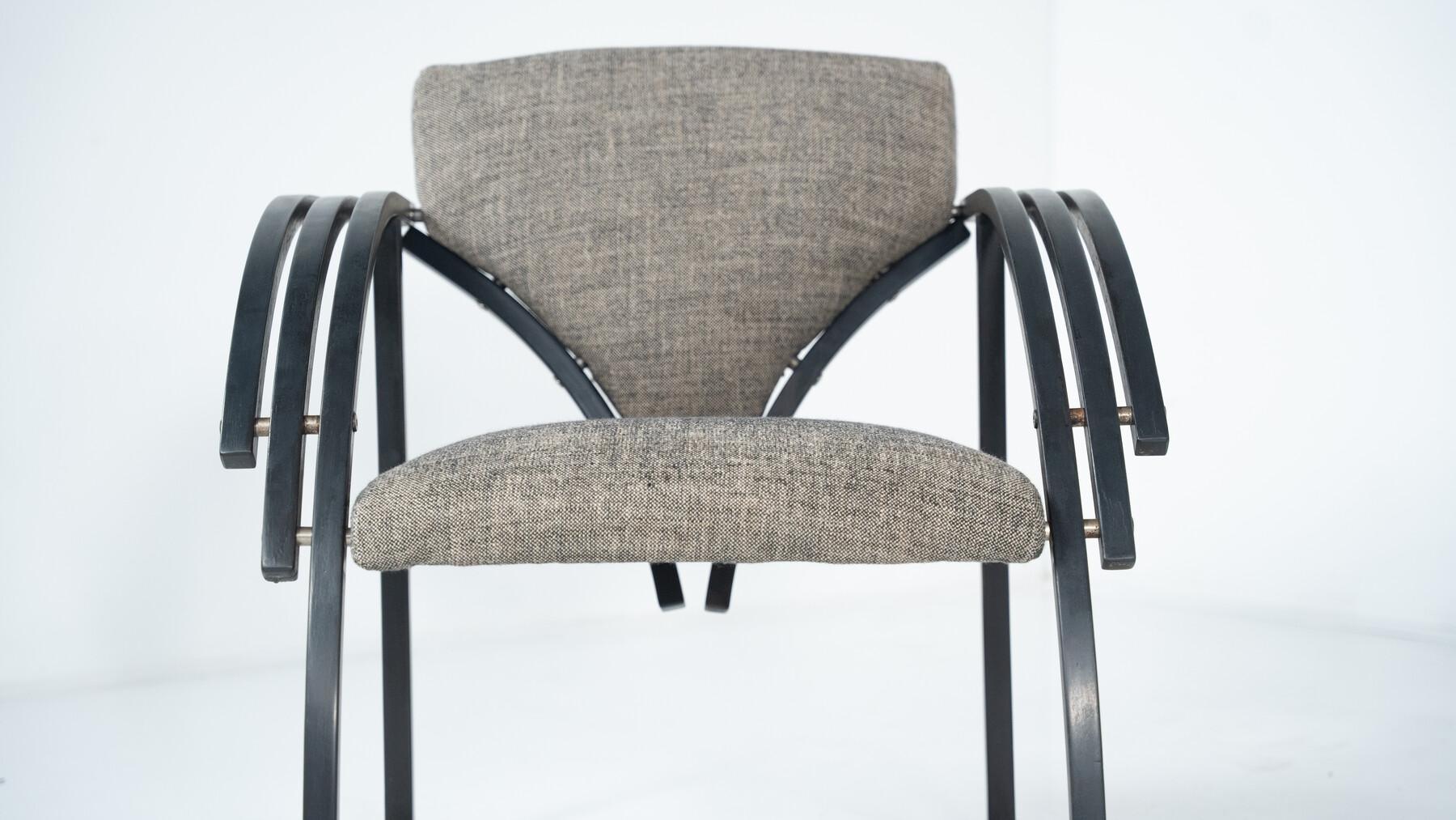 Late 20th Century Hungarian Postmodern Sofa and Chairs in curved beech, 1980 For Sale