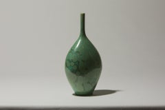 Hungarian Studio Porcelain Bud Vase with Crystalline Glaze