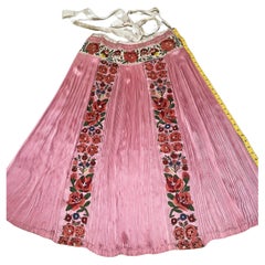 Hungarian traditional Apron, embroiderd by hand in the 1950s, Hungary