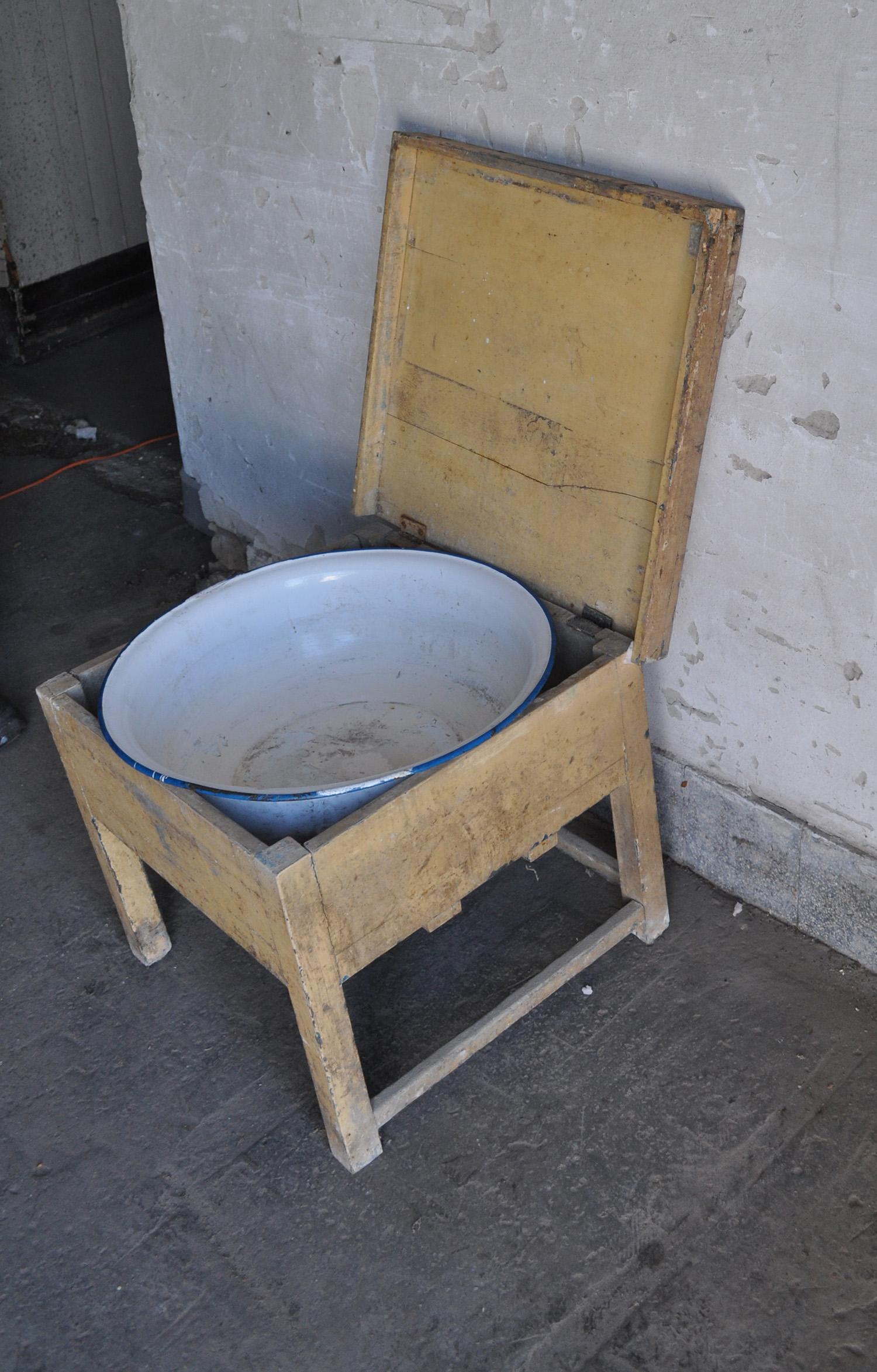 Romantic Hungarian Wooden Wash Stand, circa 1890 For Sale