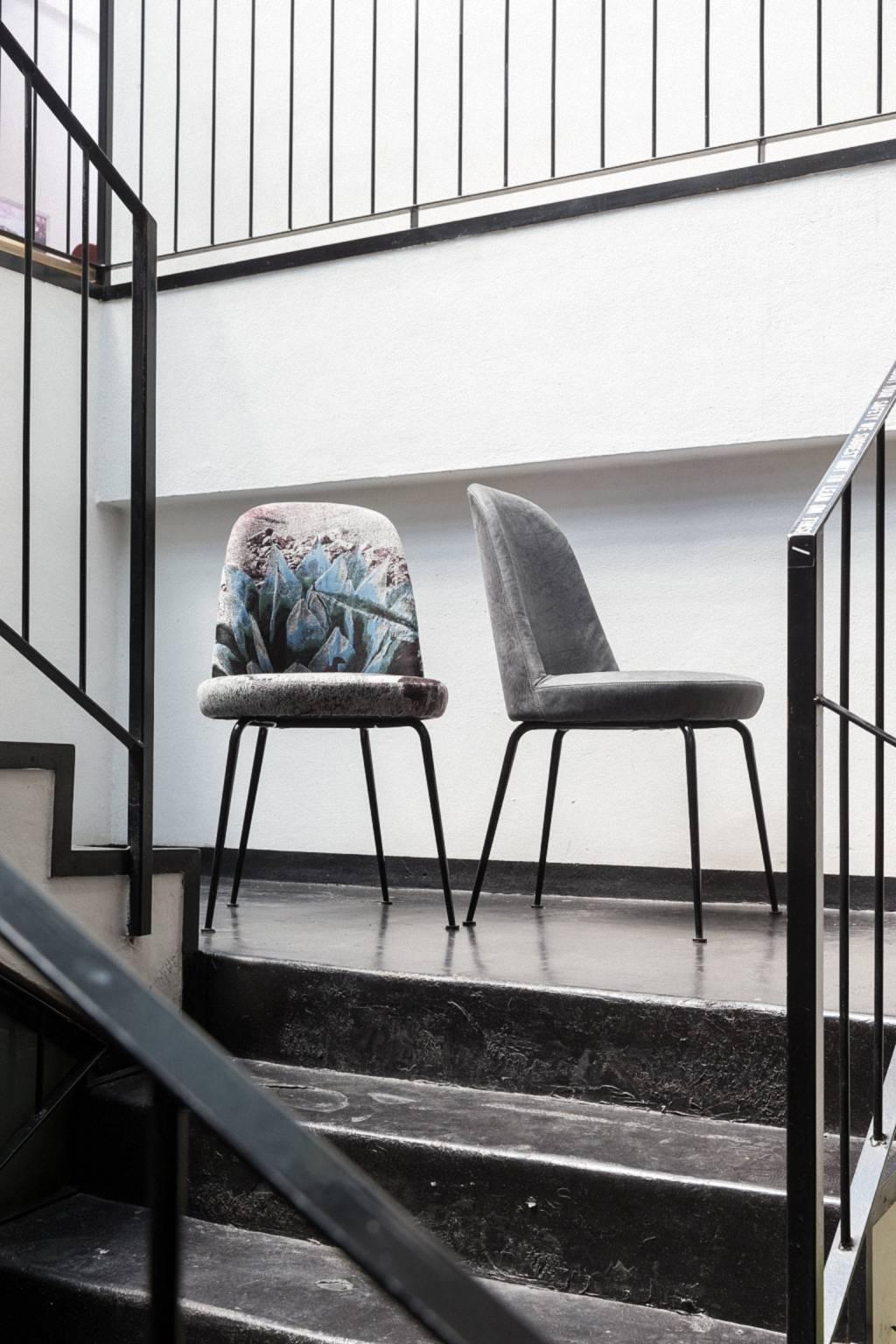 Hungry Upholstered Chair With Painted Steel Frame And Base By Hungry Upholstered Chair With Painted Steel Frame And Base By Moroso For Sel At 1stdibs