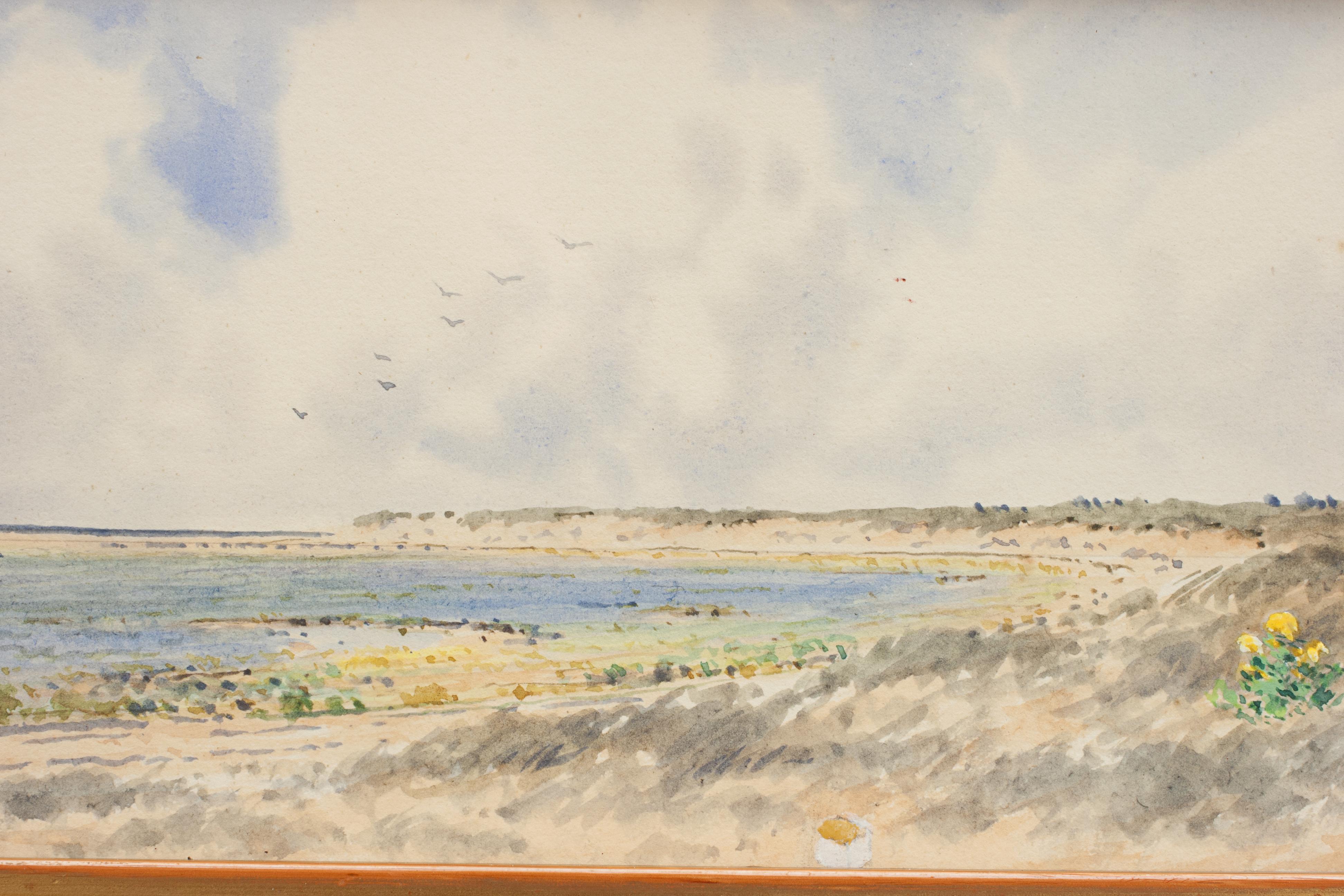 Paint Hunstanton Golf Club, Watercolour by F.H. Partridge