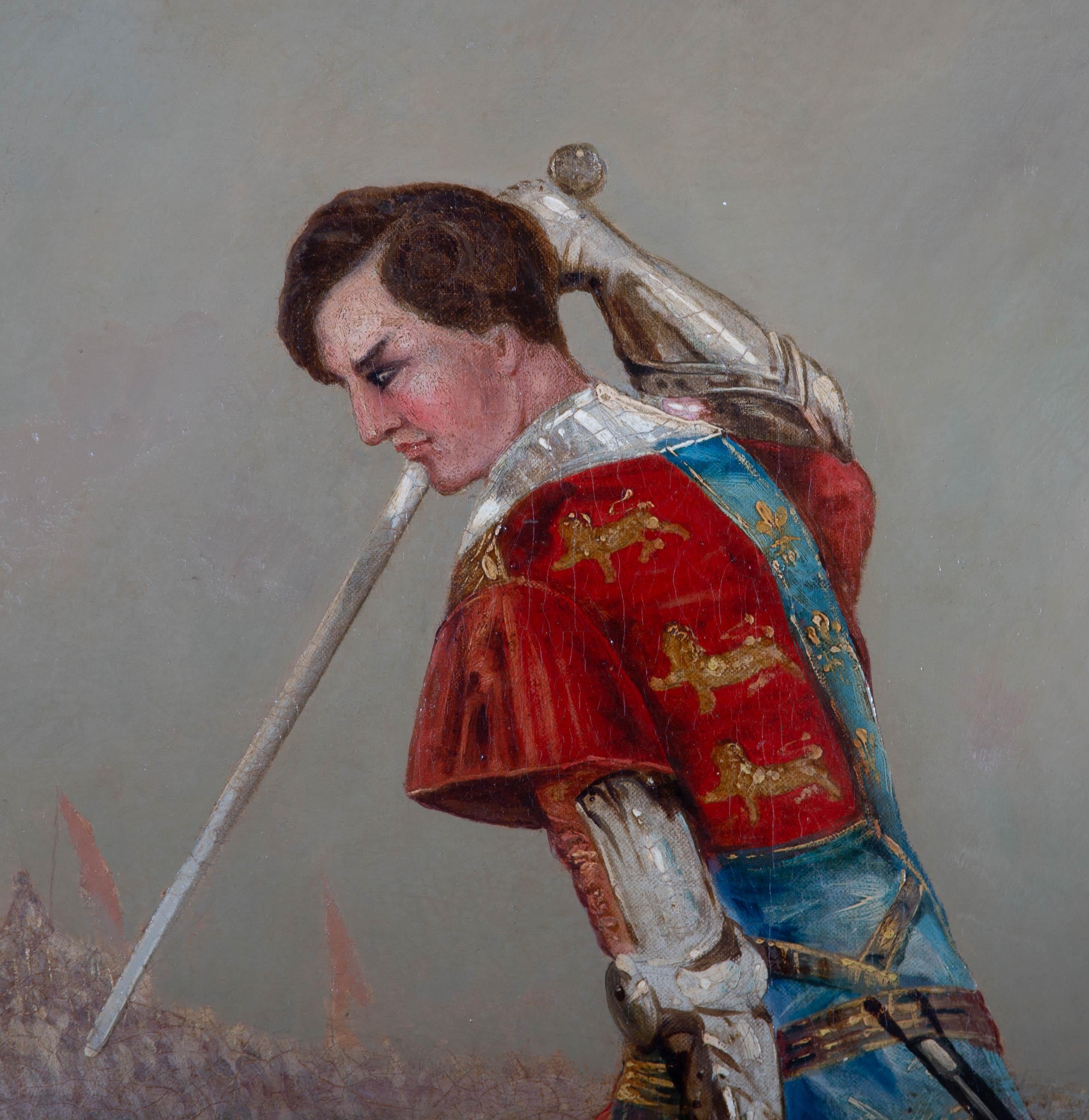 Hunt - Large Late 19th Century Oil, No Mercy